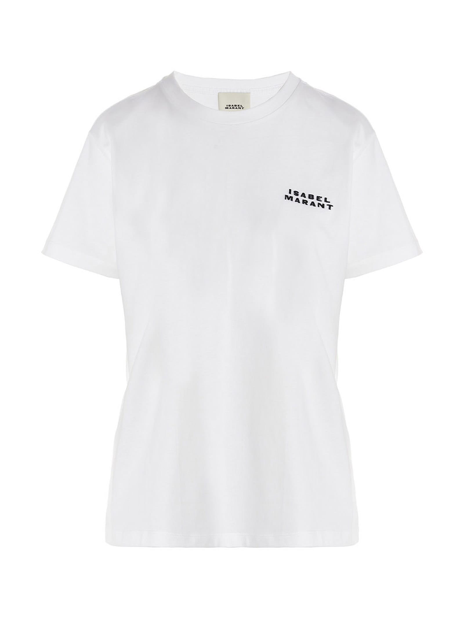 Shop Isabel Marant Vidal T-shirt In White