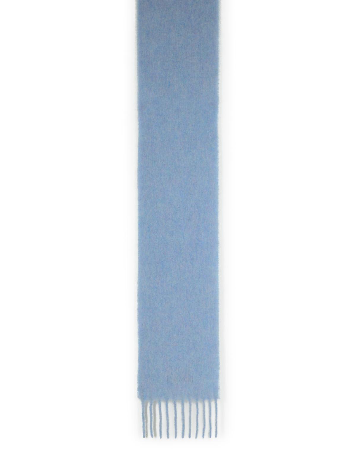 Marni Light Blue Alpaca Blend Scarf In Gray