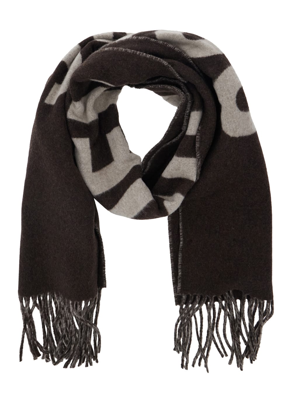 Jacquemus Brown Signature Scarf In Brown