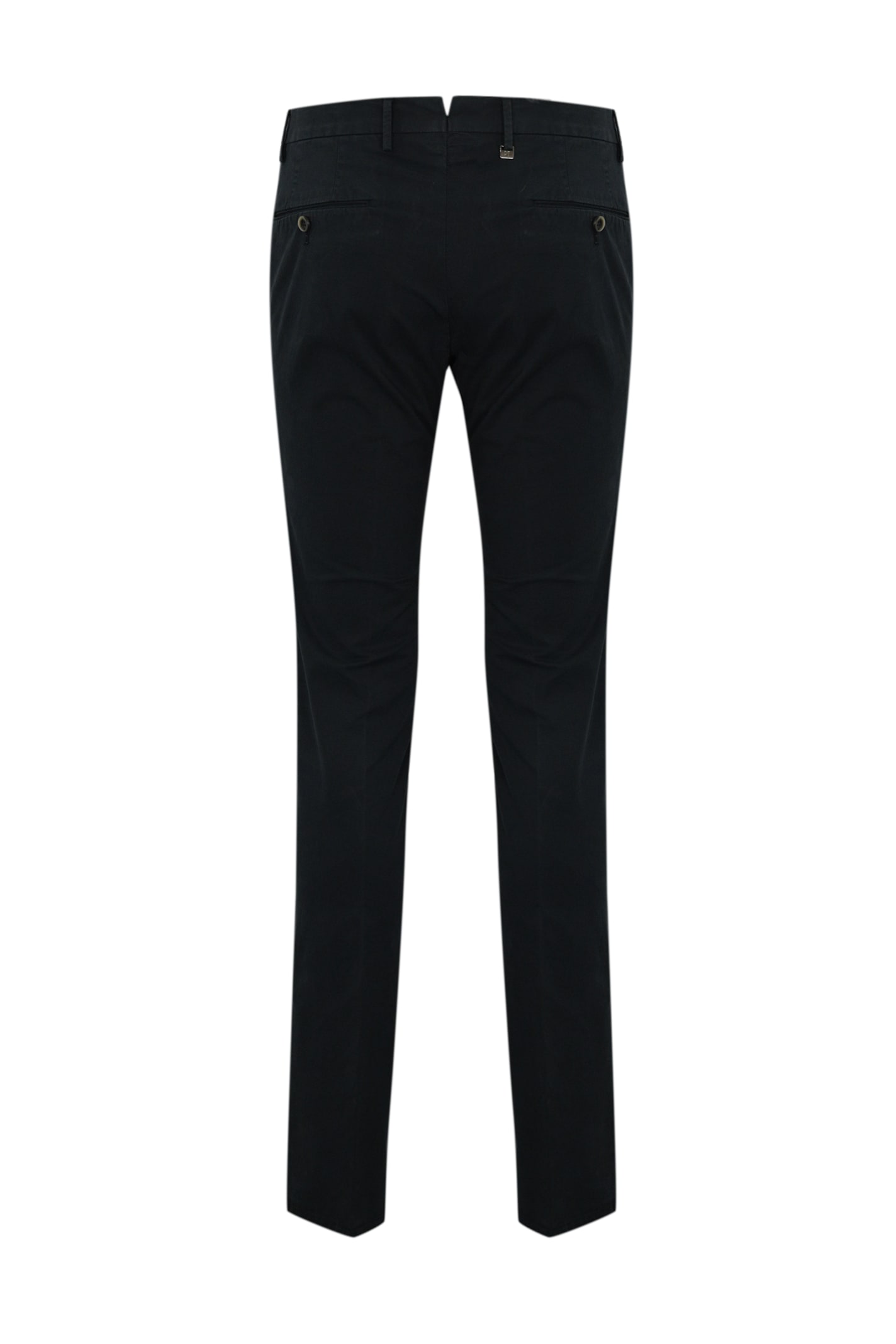Pt Torino S-slim Gabardine Trousers In Navy Scuro
