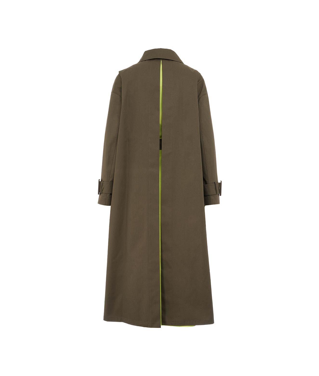 Shop Herno Belted Trench Coat In Light Military