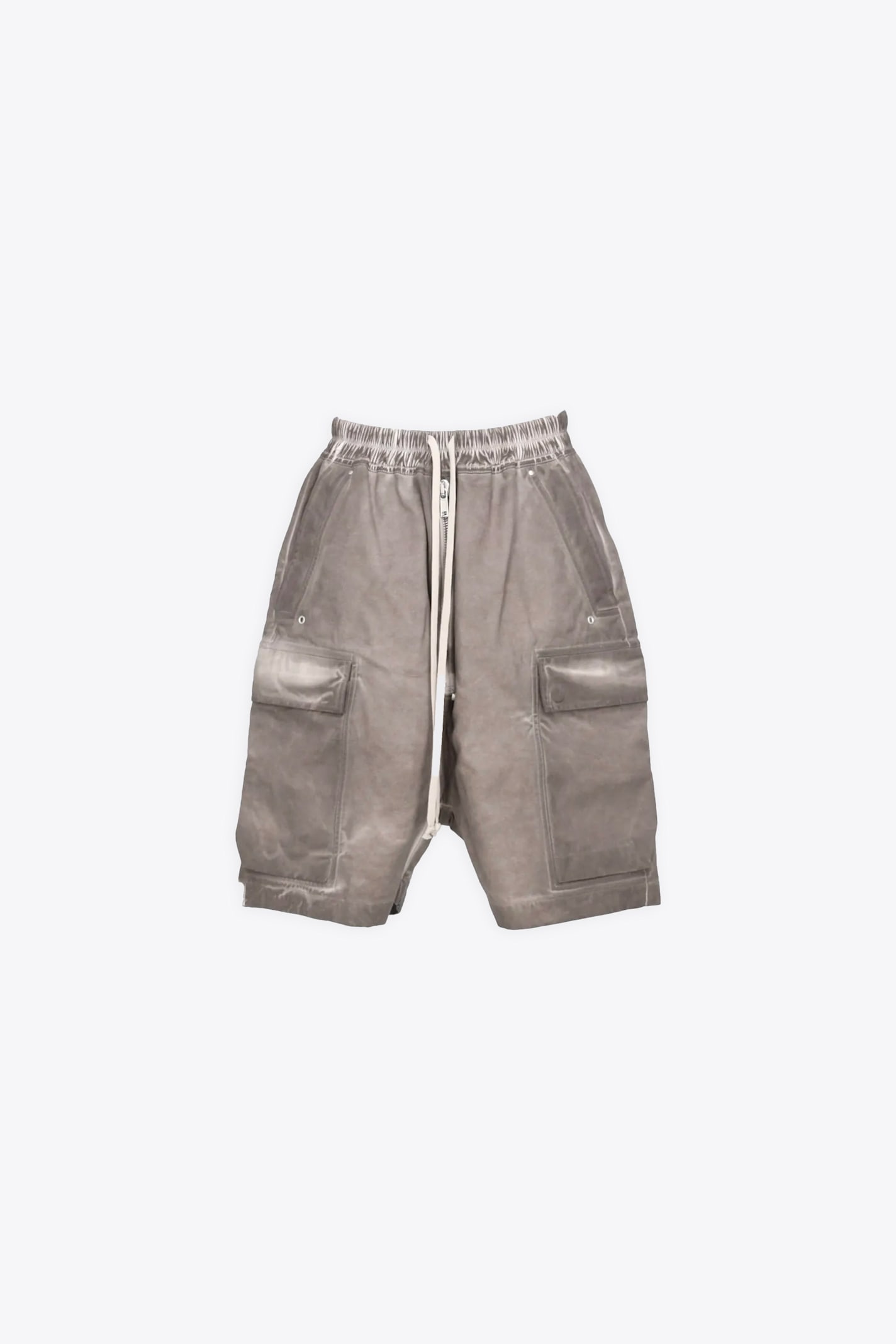 Cargobela Shorts Charcoal Grey Canvas Baggy Cargo Shorts - Cargobela Shorts