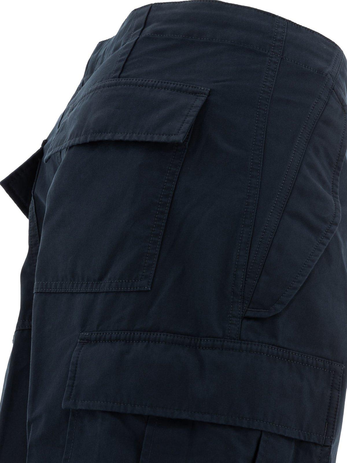 Tom Ford Cargo Trousers In Blue