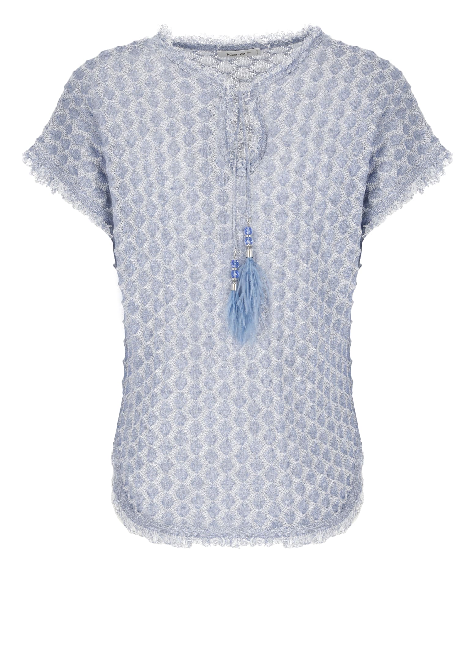 Kangra Cashmere Cotton Blend Blouse