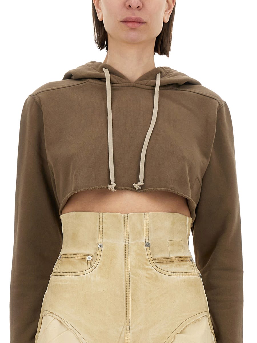 DRKSHDW CROPPED SWEATSHIRT