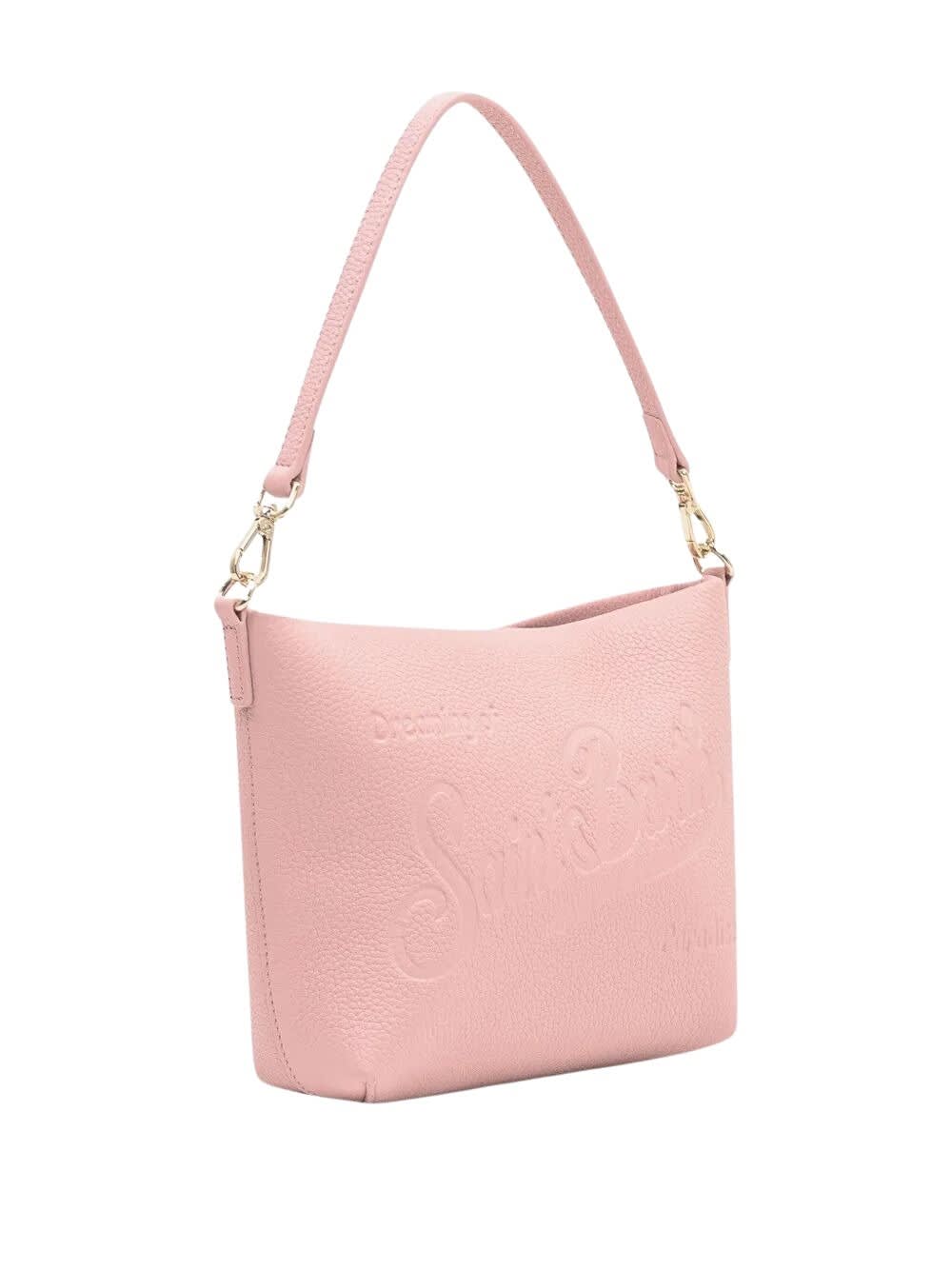 Mc2 Saint Barth Aline Shoulder Bag Adjustable Strap In Pink