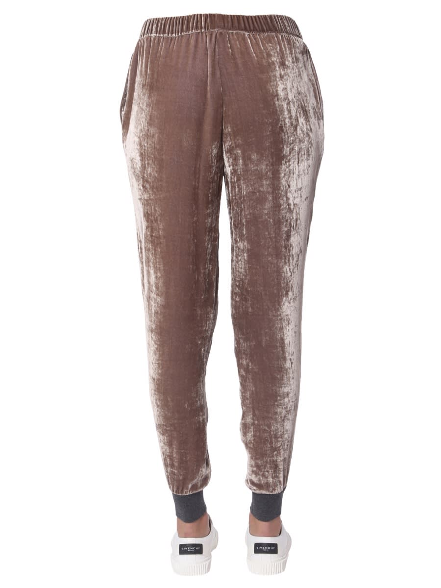 Shop Fabiana Filippi Gubbio Trousers In Brown