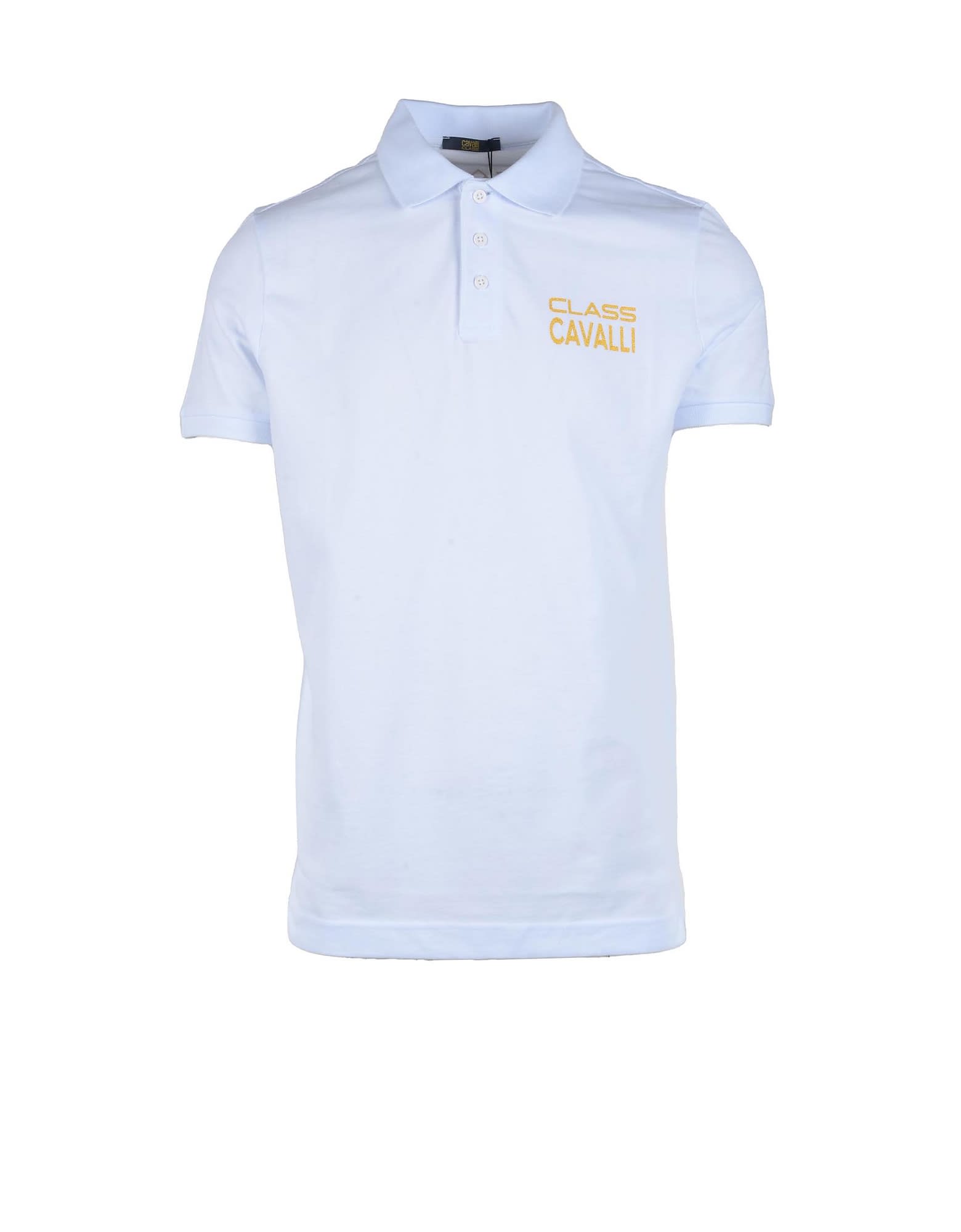 Class Roberto Cavalli Mens White Shirt