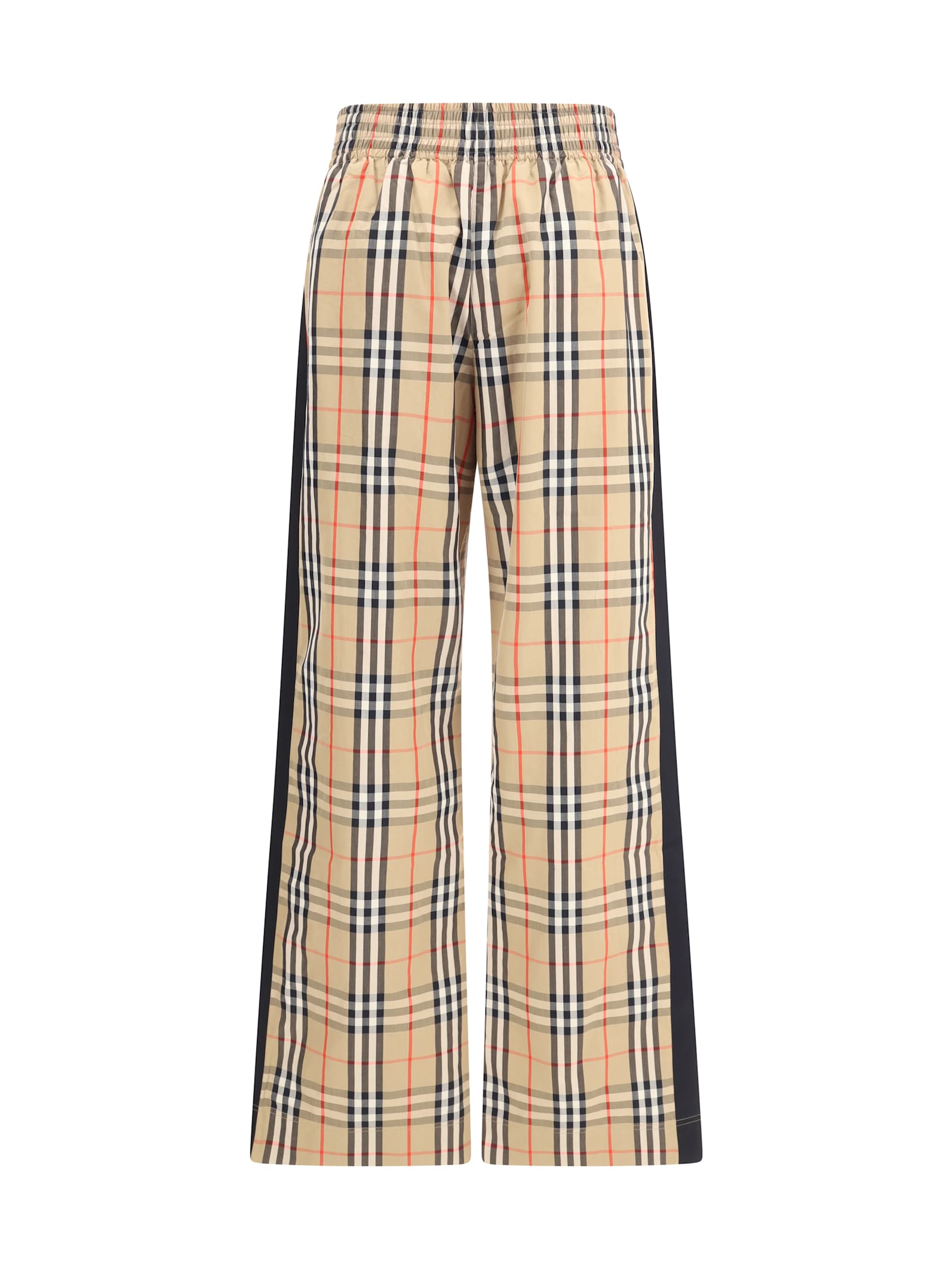 Burberry Women Check Cotton Pants