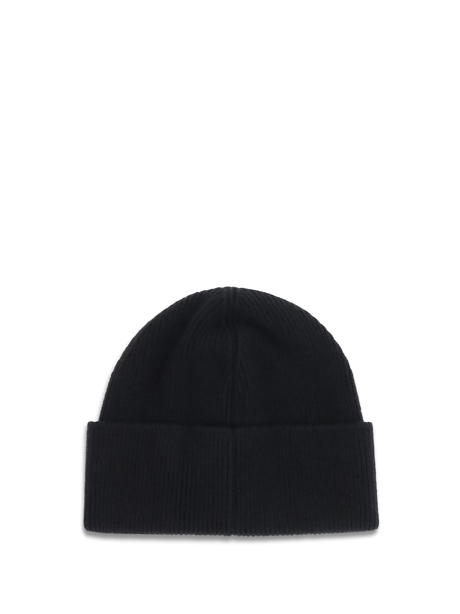 Marine Serre Wool Beanie With Classic Knit Texture In Multi