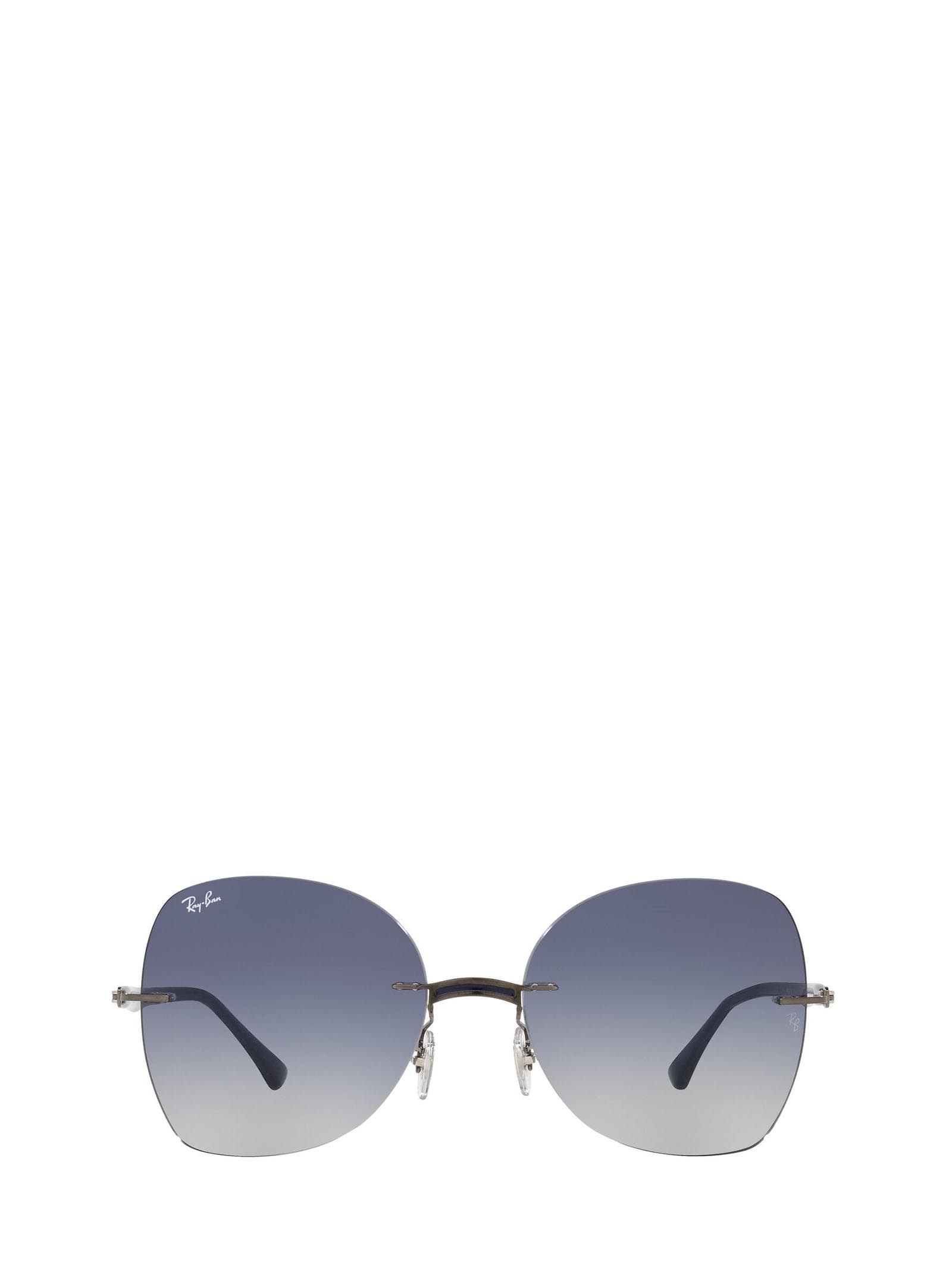 Ray-Ban Ray-ban Rb8066 Blue On Gunmetal Sunglasses