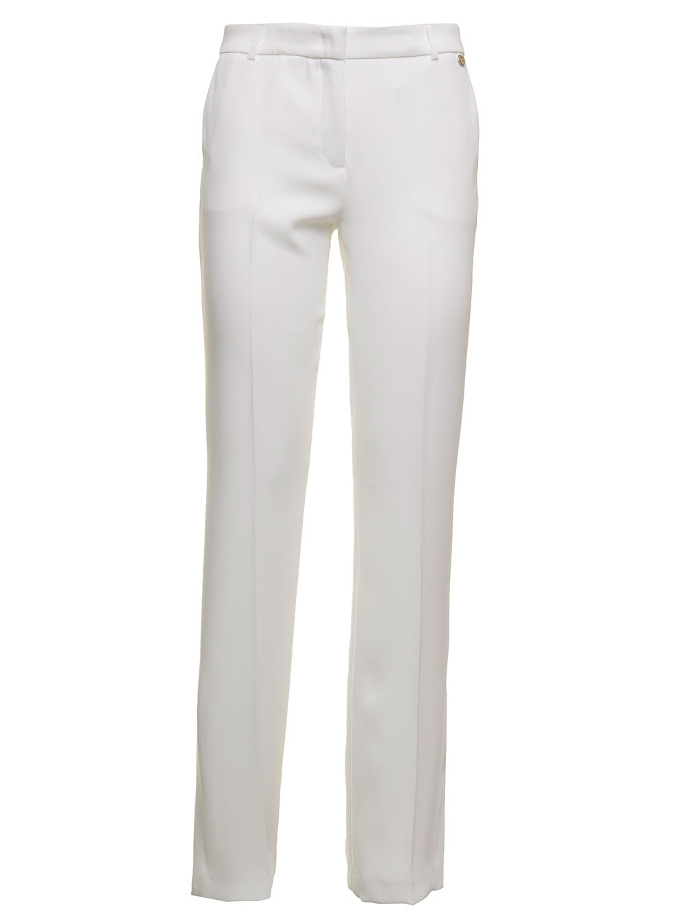 Liu-Jo Liu Jo Womans White Stretch Fabric Pants