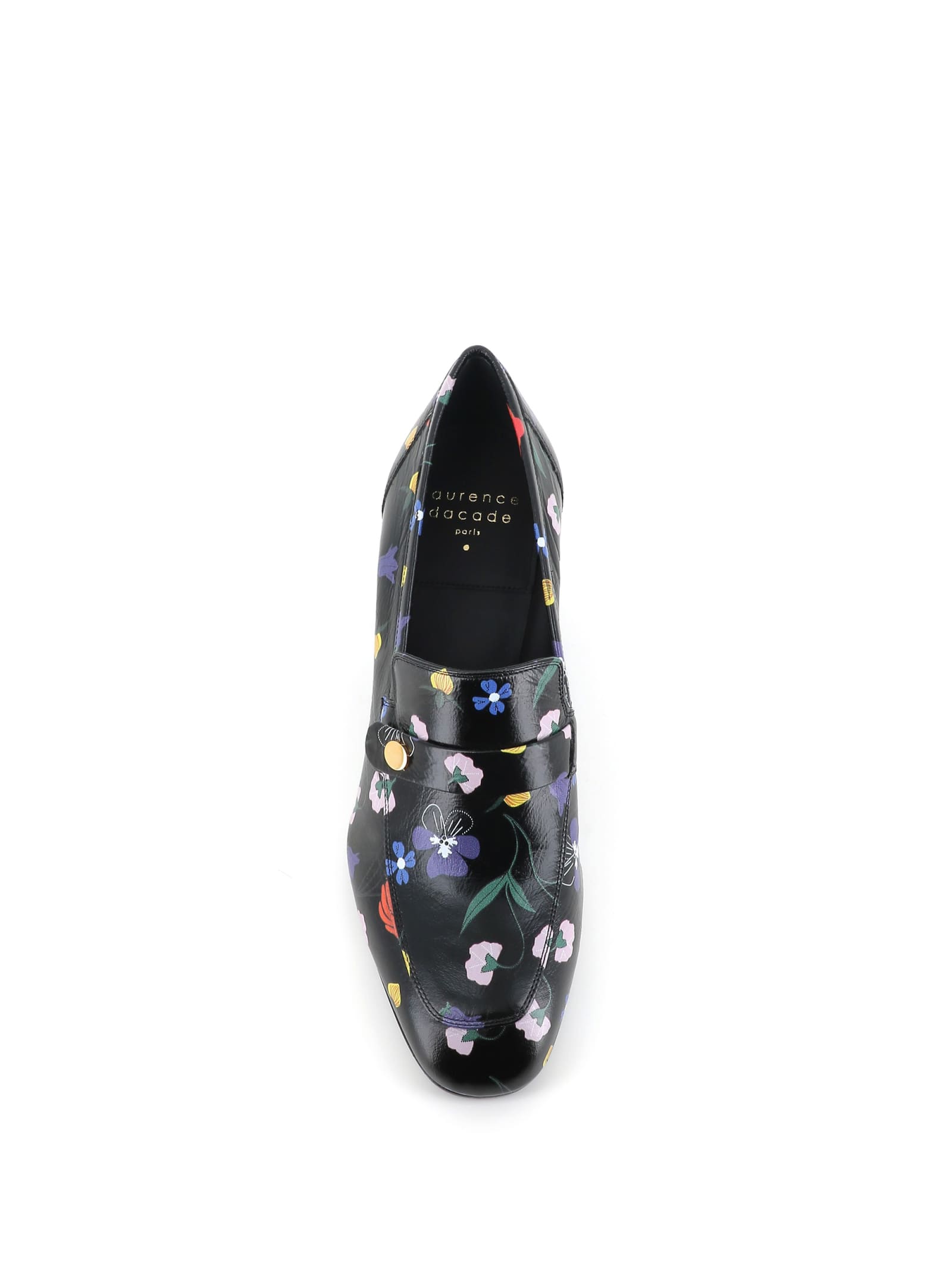 Shop Laurence Dacade Loafer Tracy In Nero/multicolor