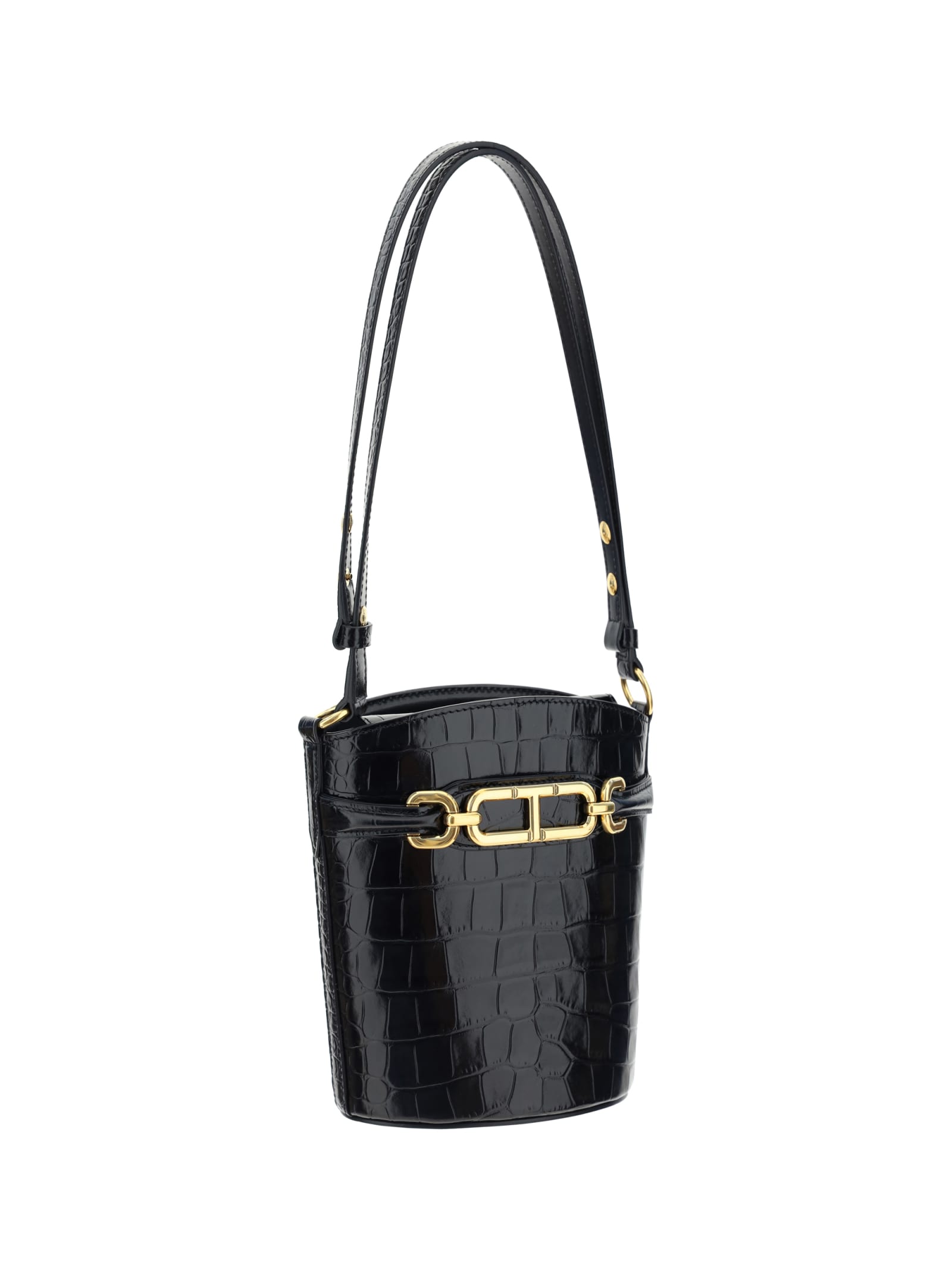 Shop Tom Ford Day Bucket Bag In Black