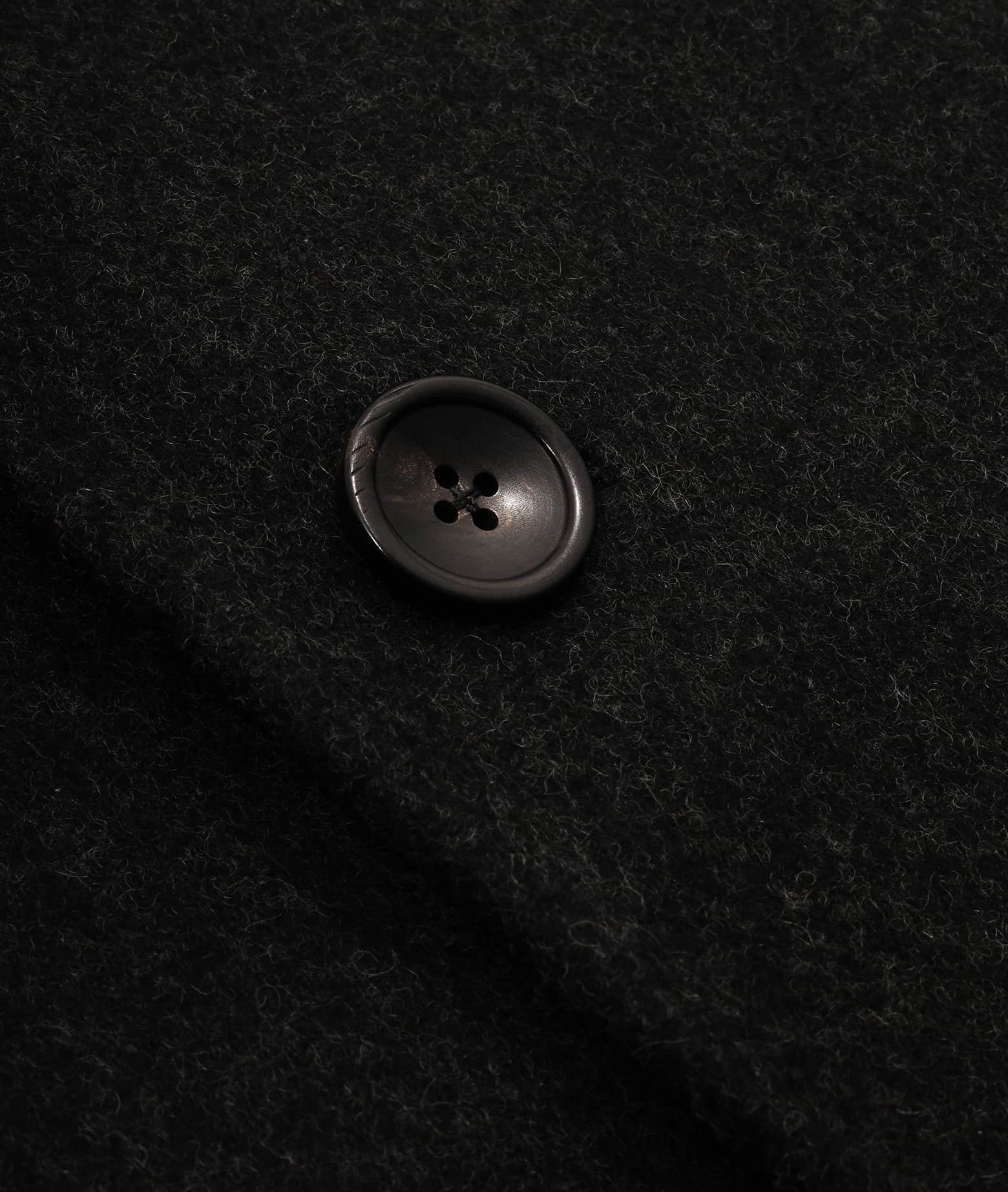Larusmiani Wool And Cashmere Peacoat Fitz Roy Coat In Grey