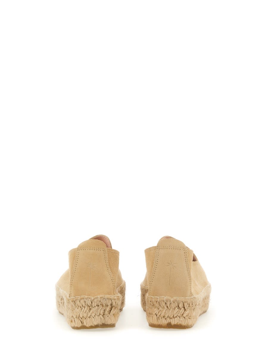 Manebi Manebí Espadrille Platform Hamptons In Beige