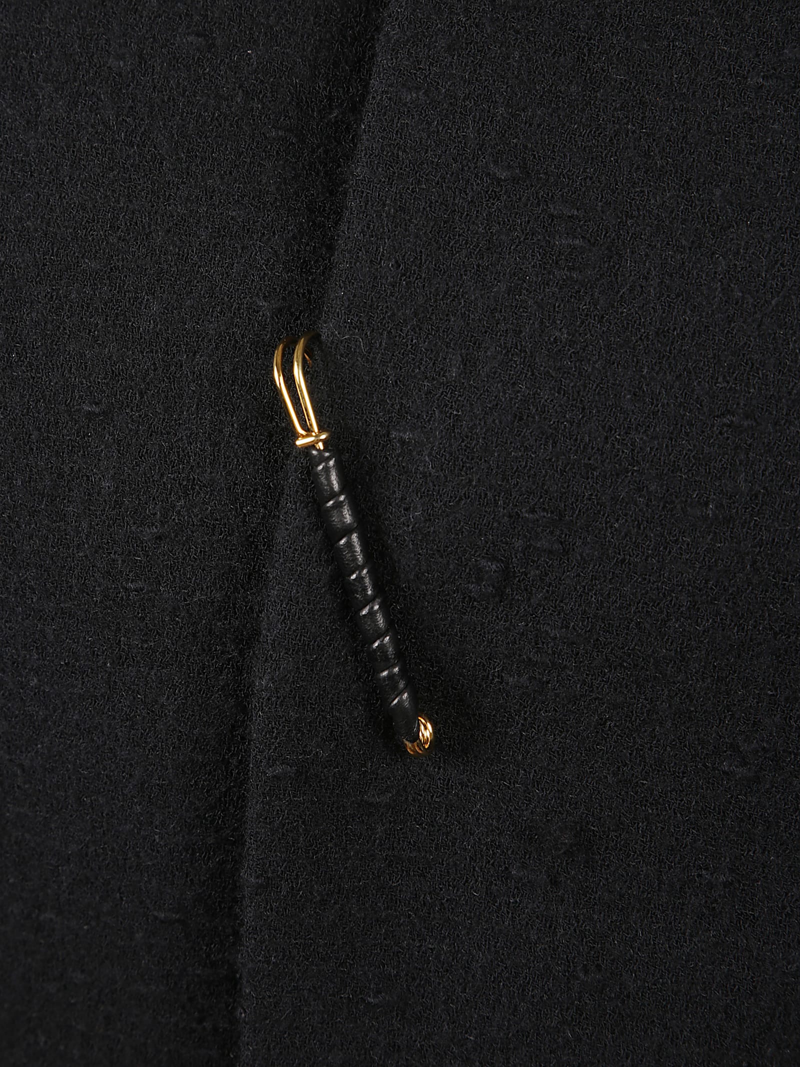 Carven Deconstructed Wool Jacket In Black