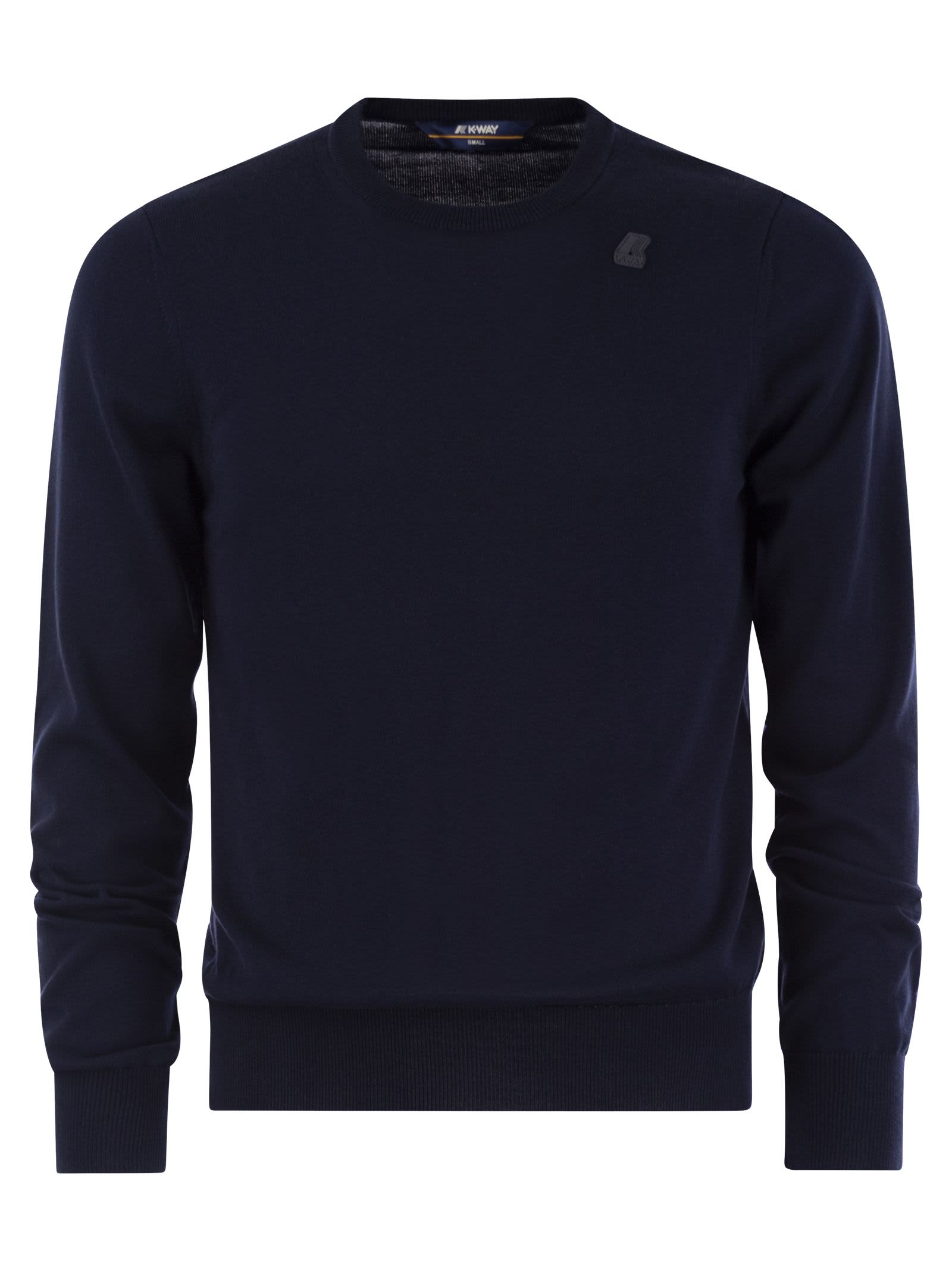 K-way Sebastien - Crewneck Cotton Sweatshirt In Blue