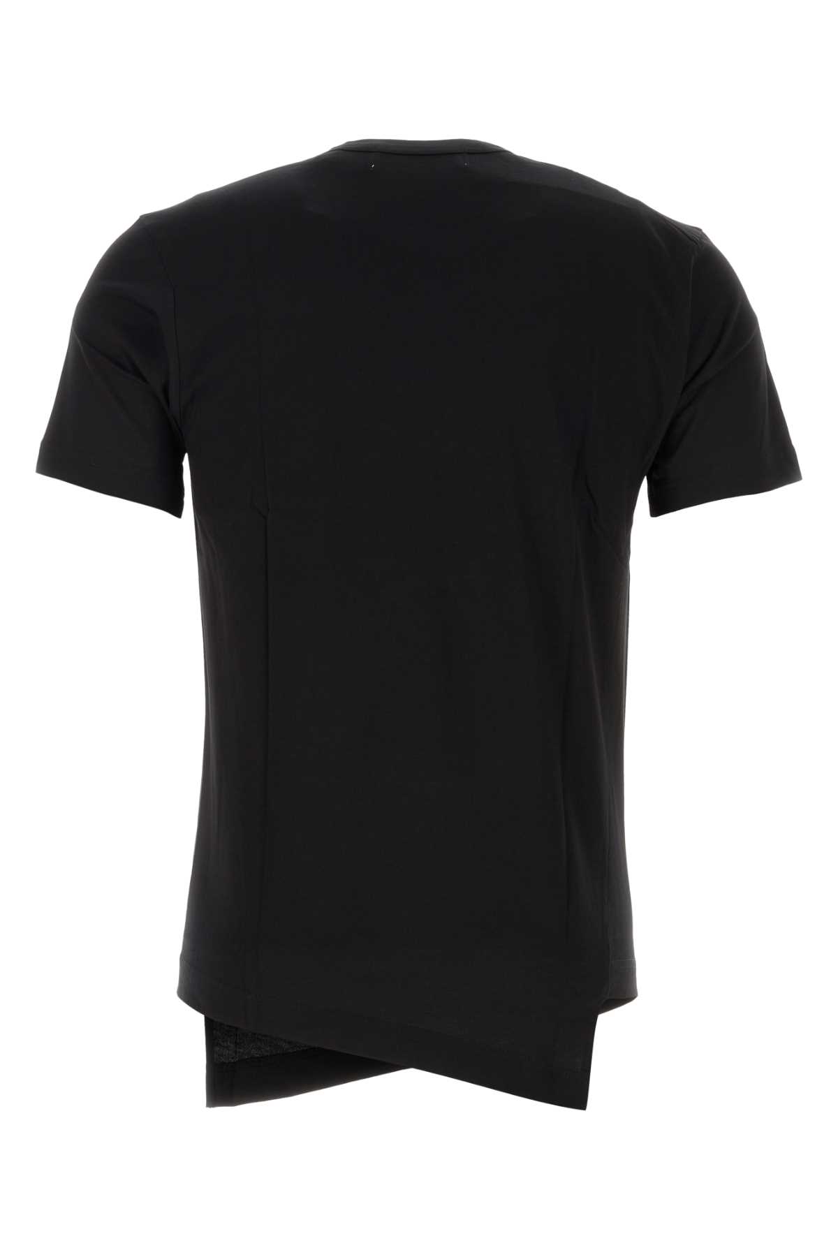 Comme Des Garçons Shirt Black Cotton Comme Des Garã§ons Shirt X Lacoste T-shirt