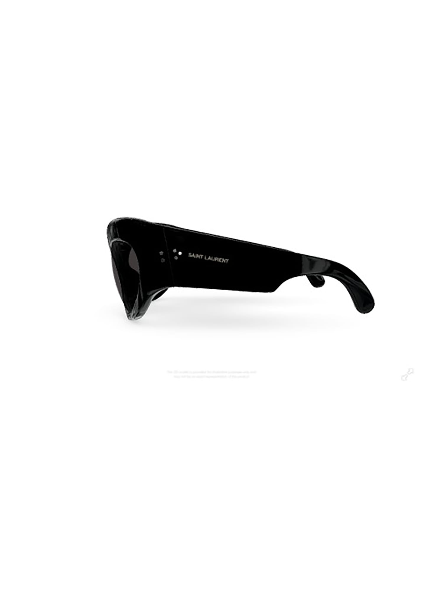 Shop Saint Laurent Sl 73 Sunglasses In Black Black Black