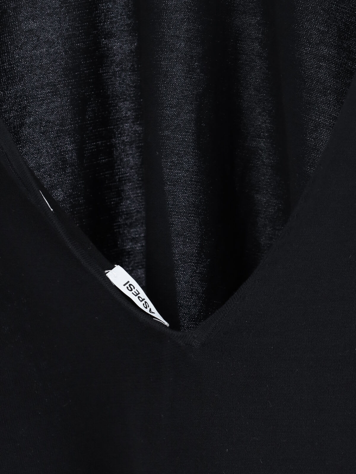 Shop Aspesi Crew-neck Sweater In Nero
