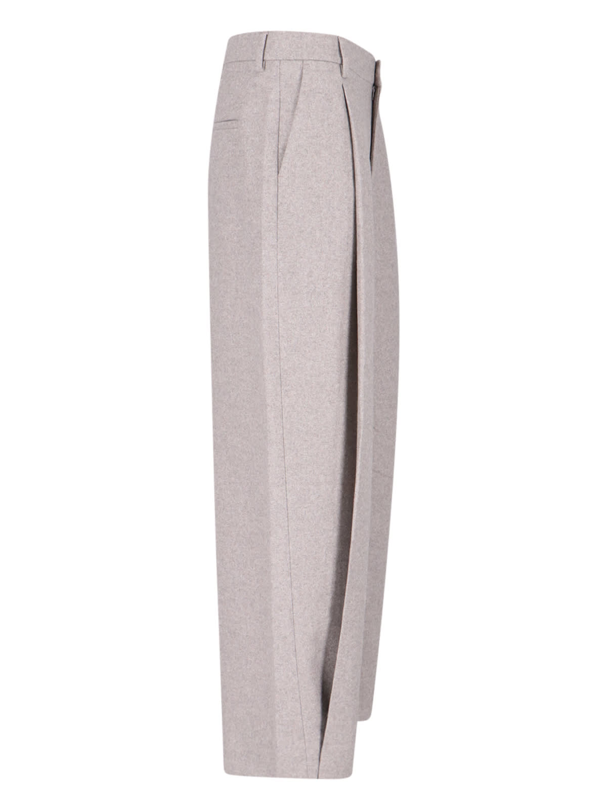 Filippa K Straight Trousers With Front Pleats And Back Pockets In Pink