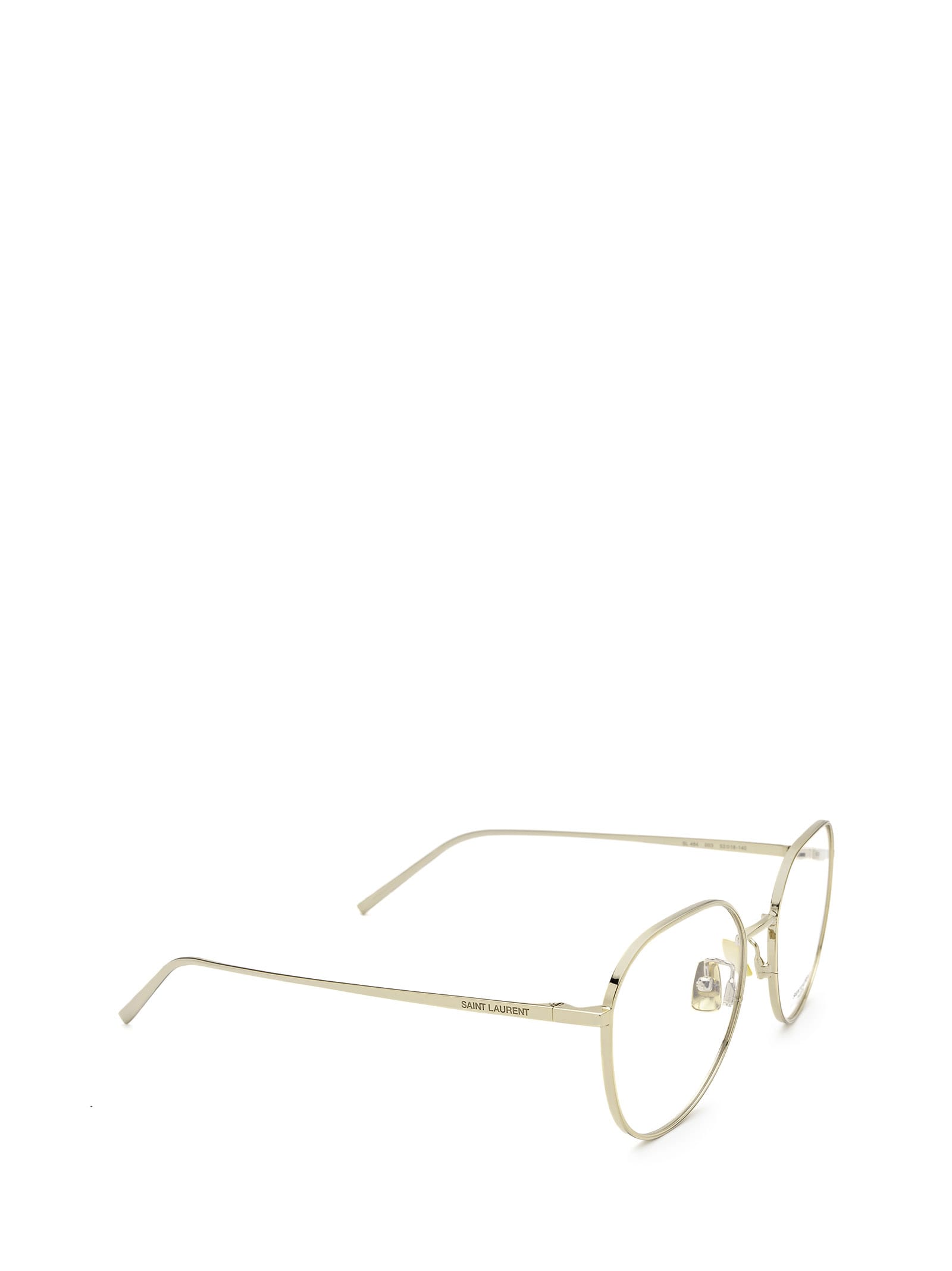Shop Saint Laurent Sl 484 Gold Glasses