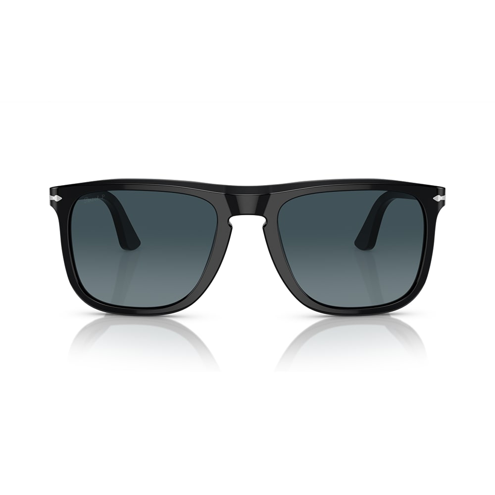 Persol Sunglasses In Nero/celeste Sfumato