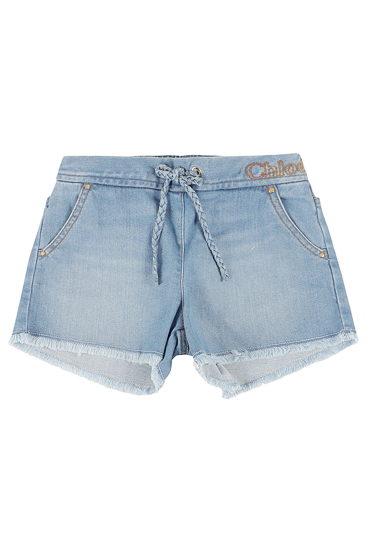 Shop Chloé Short Jean In Denim