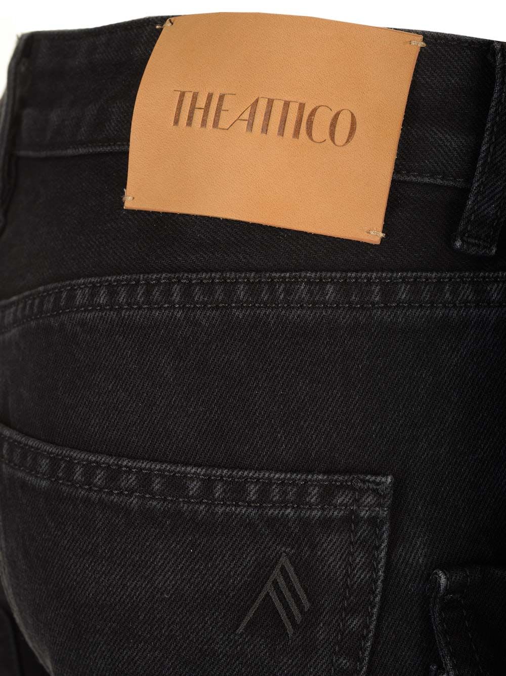 Shop Attico Essie Multi-pocket Skinny Jeans In Black