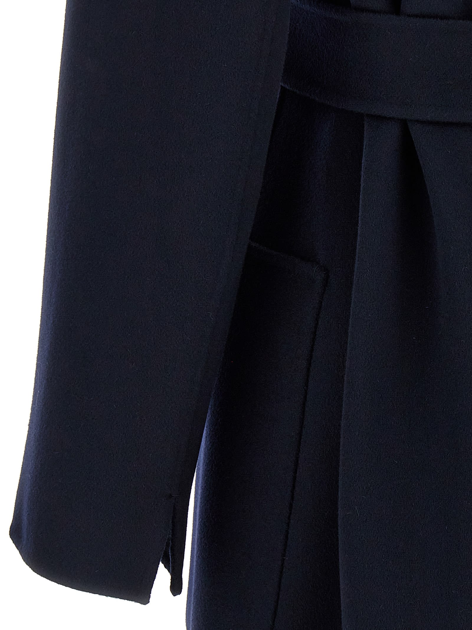 Shop 's Max Mara Paolore Coat In Blue