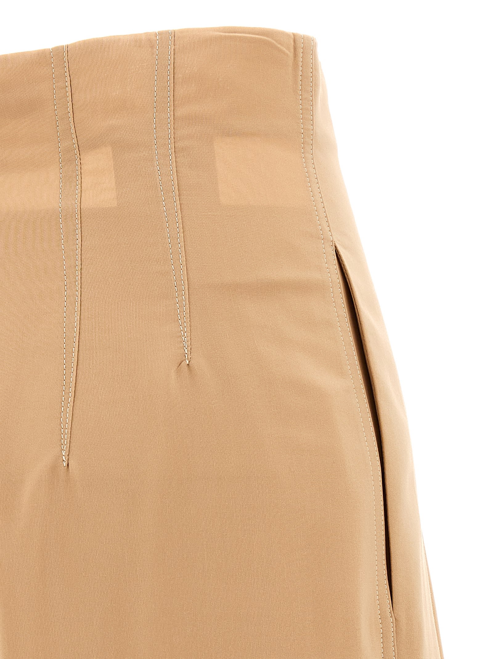 Shop Philosophy Di Lorenzo Serafini Carrot Pants In Beige