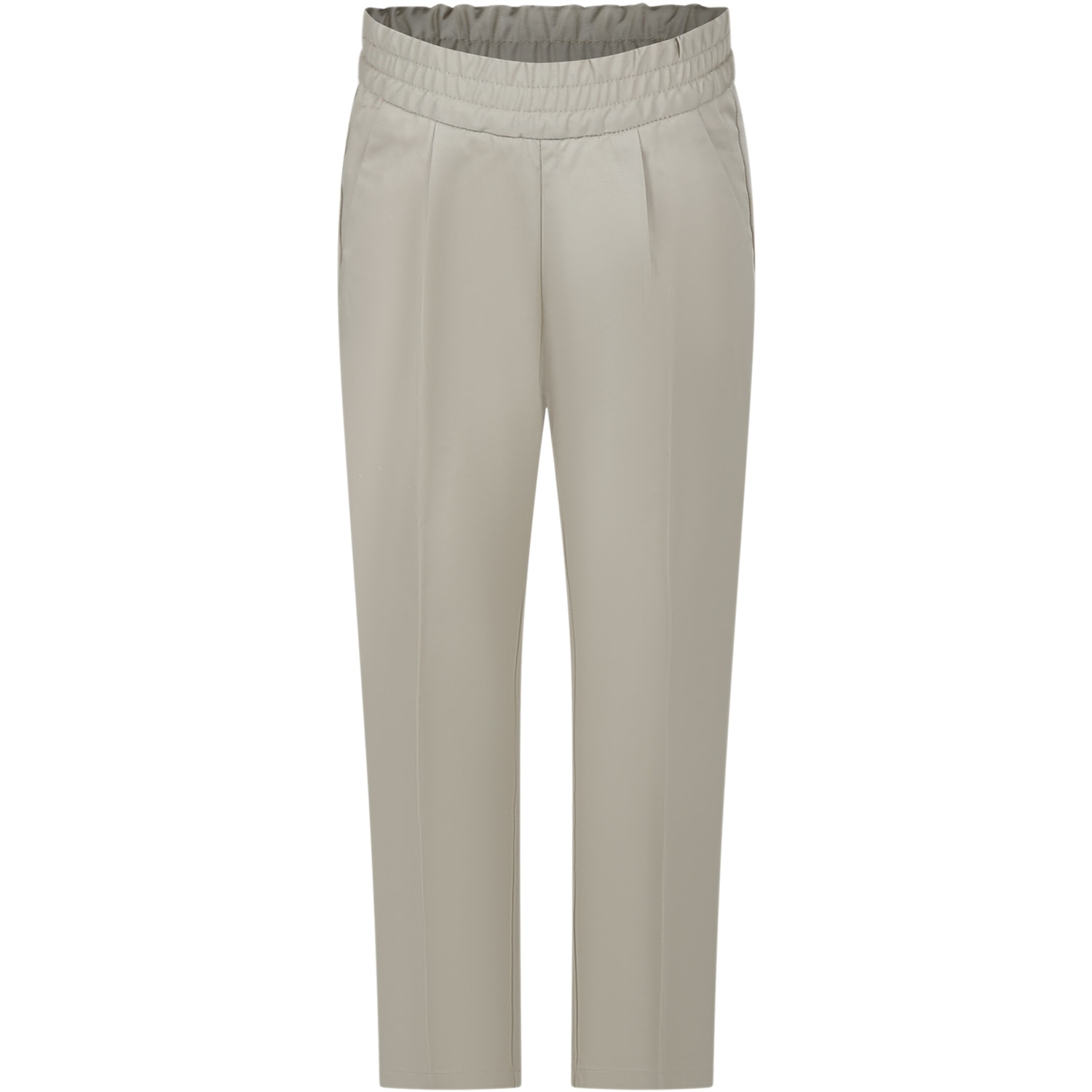 Bonpoint Kids' Beige Trousers For Boy With Logo