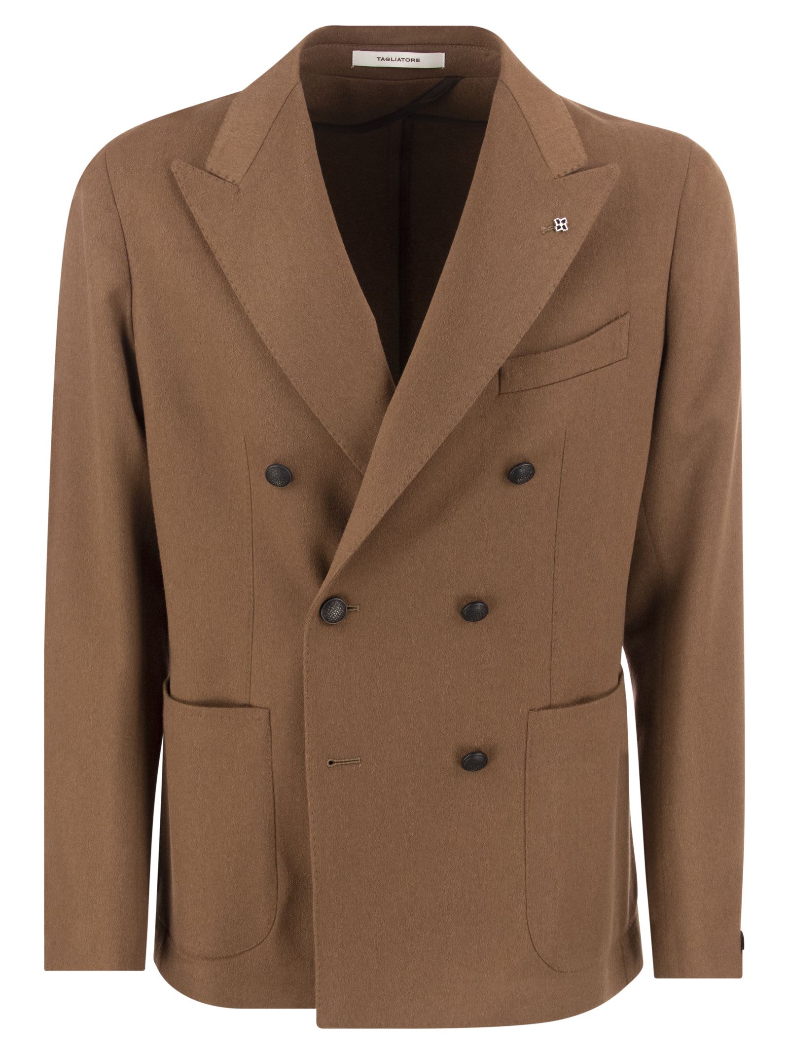 Tagliatore Camel Double-breasted Jacket