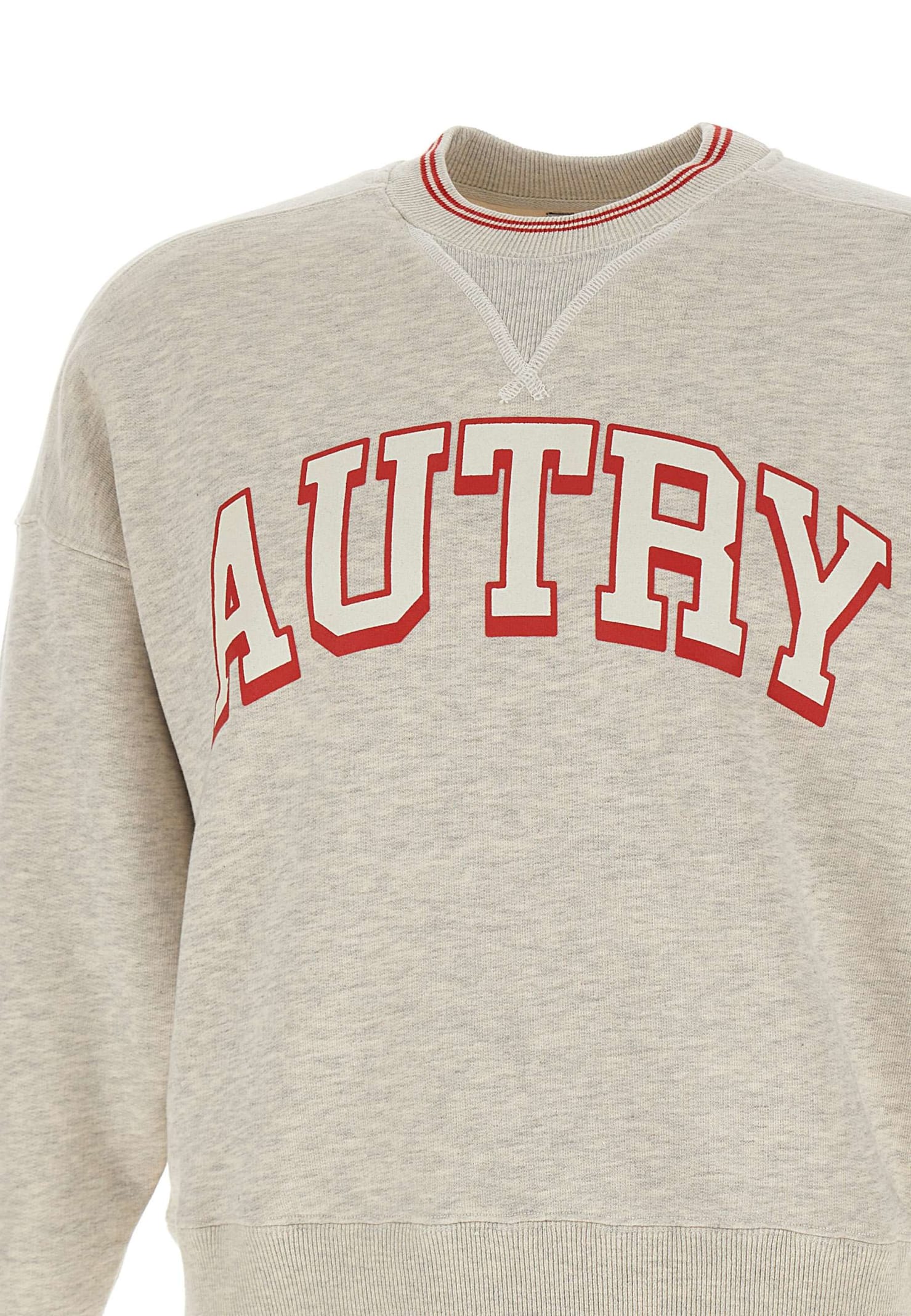 Shop Autry Main Man Apparel Cotton Sweatshirt In Grey