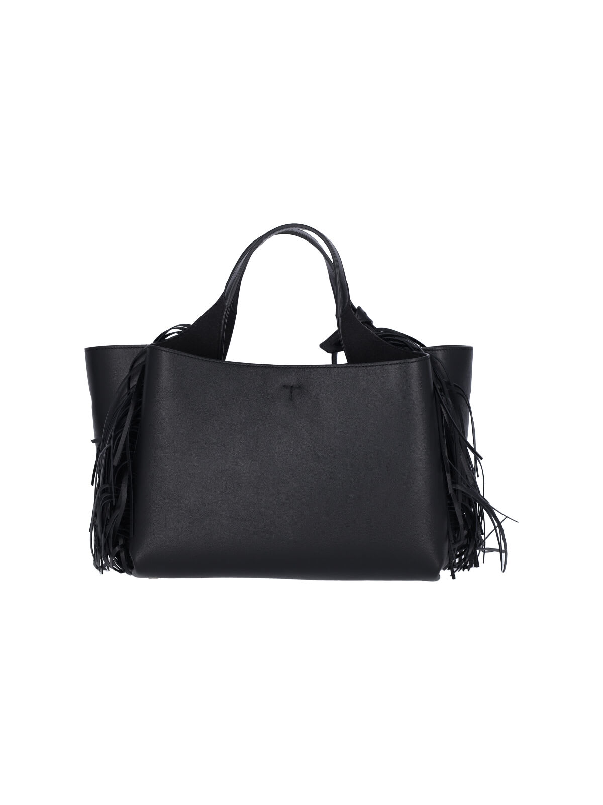 TOD'S FRINGED LEATHER HANDBAG
