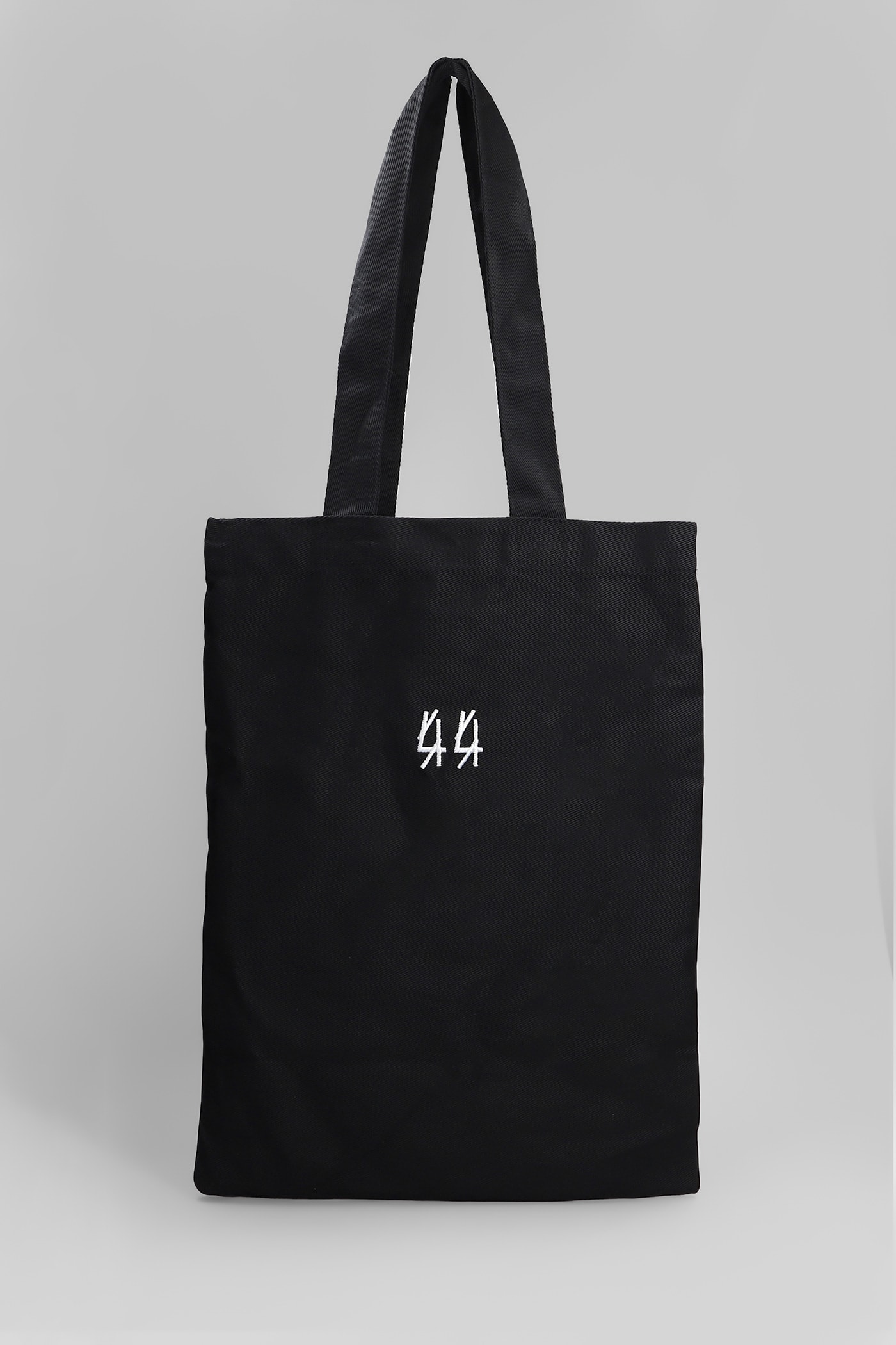 44 Label Group Tote In Black Cotton In Black
