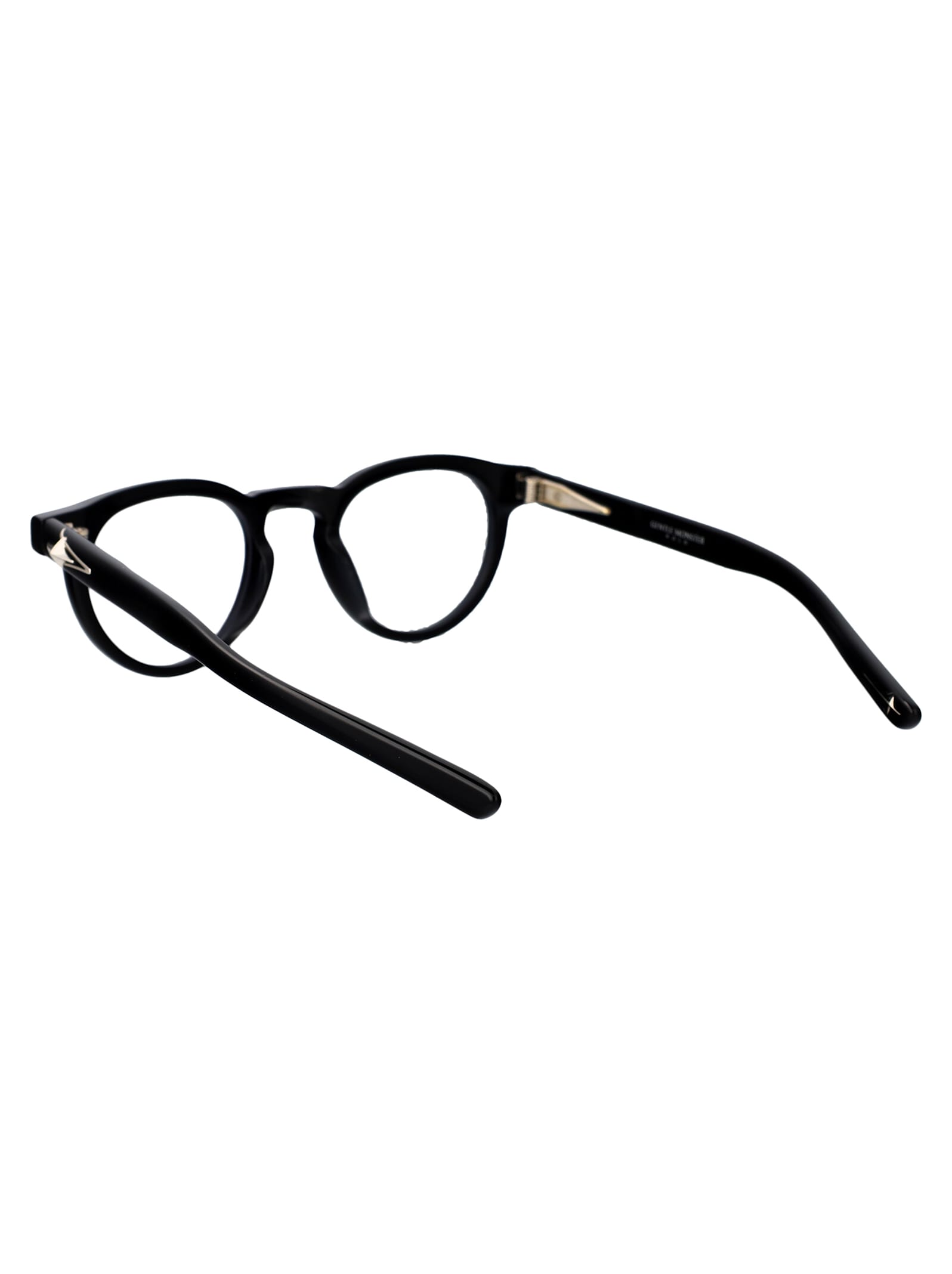 Shop Gentle Monster Ron Glasses In 01 Black