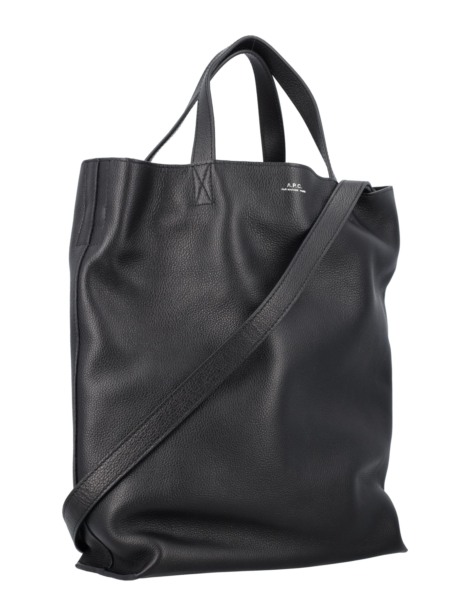 Shop Apc Maiko Medium Shopper Tote Bag In Black