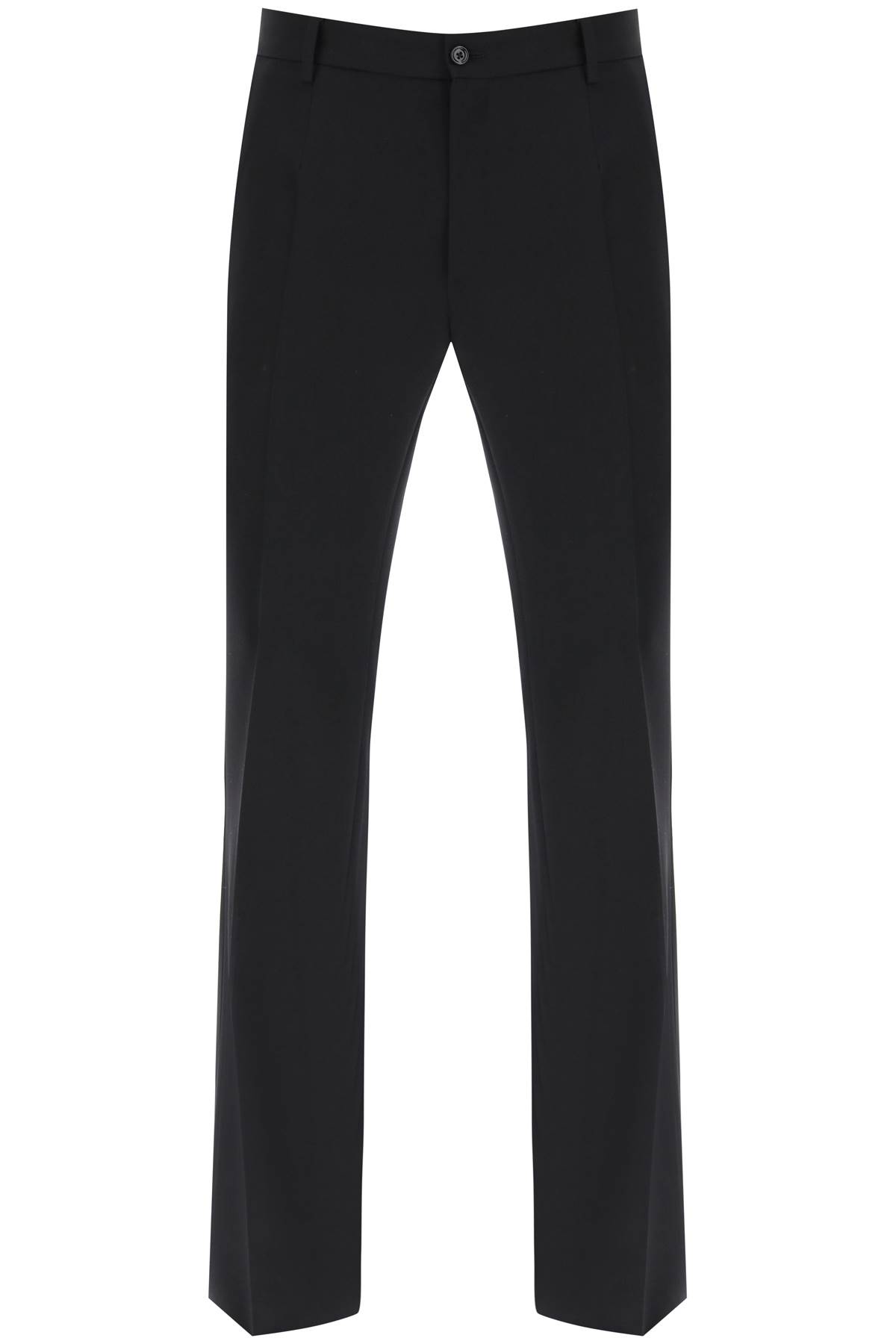 Shop Dolce & Gabbana Flared Tailoring Pants In Nero (black)
