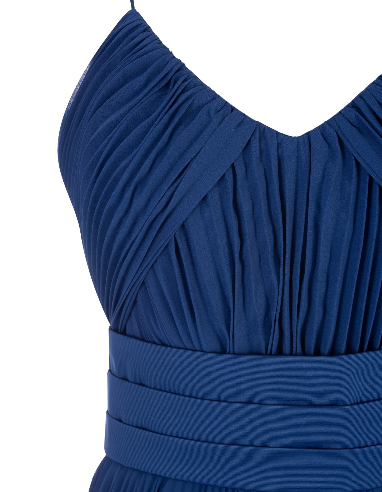 Shop Max Mara Clarino Pleated Midi Dress In Blu