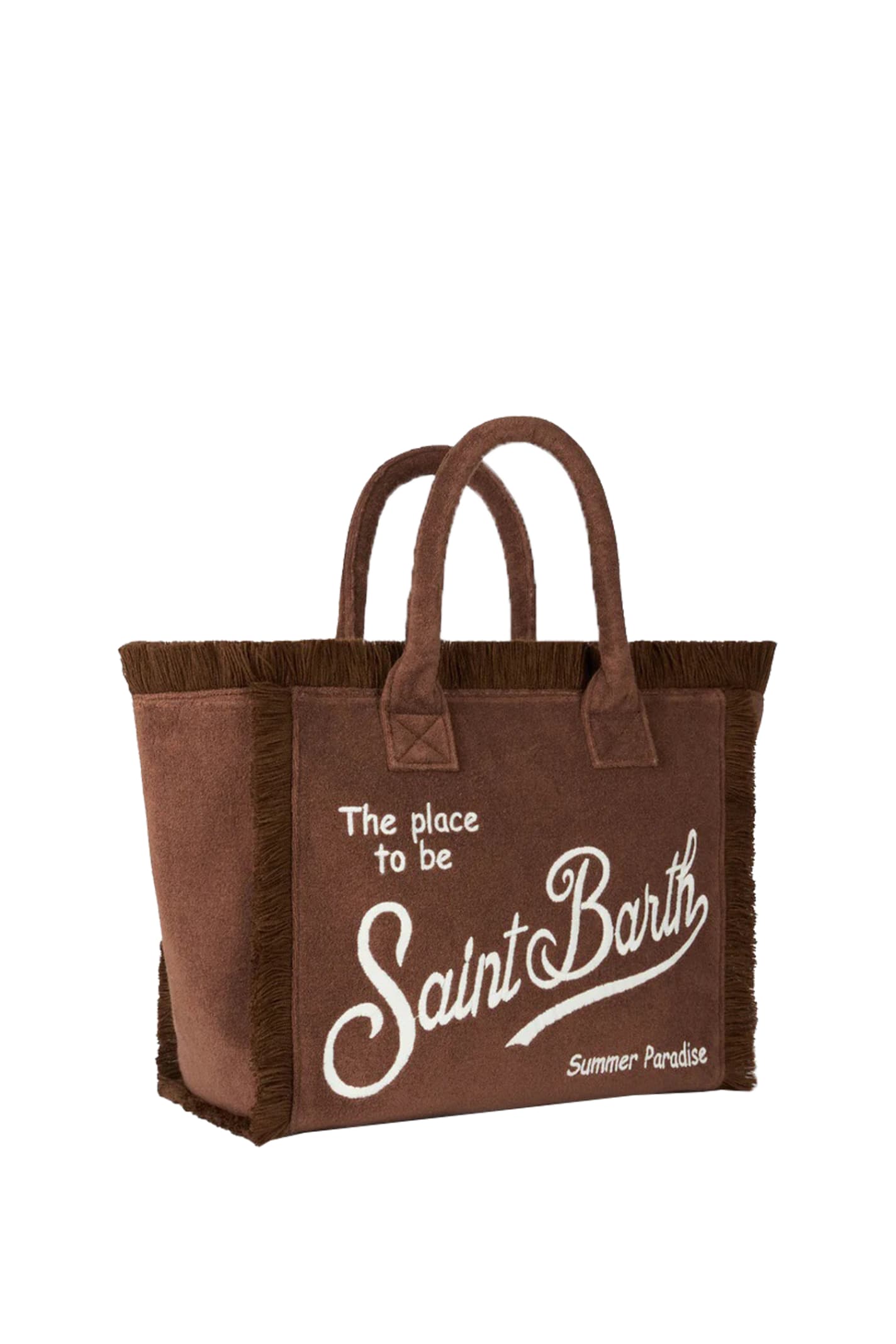 Shop Mc2 Saint Barth Shoulder Bag In Brown