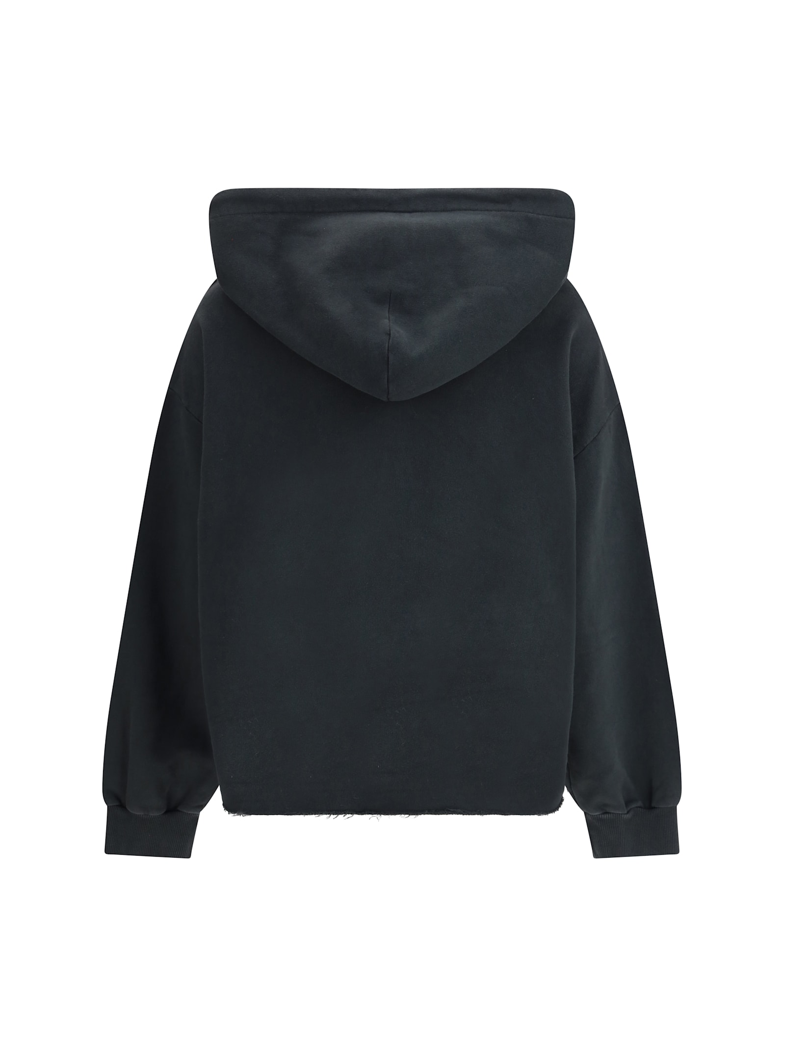 Mm6 Maison Margiela Hooded Sweatshirt In Blue