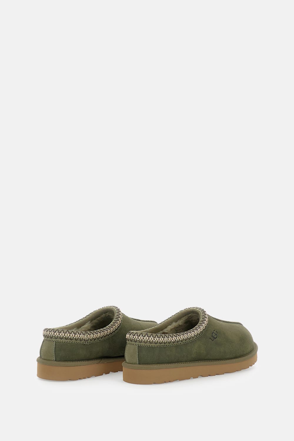 Ugg Tasman Baxter Slippers Burnt Olive In Green