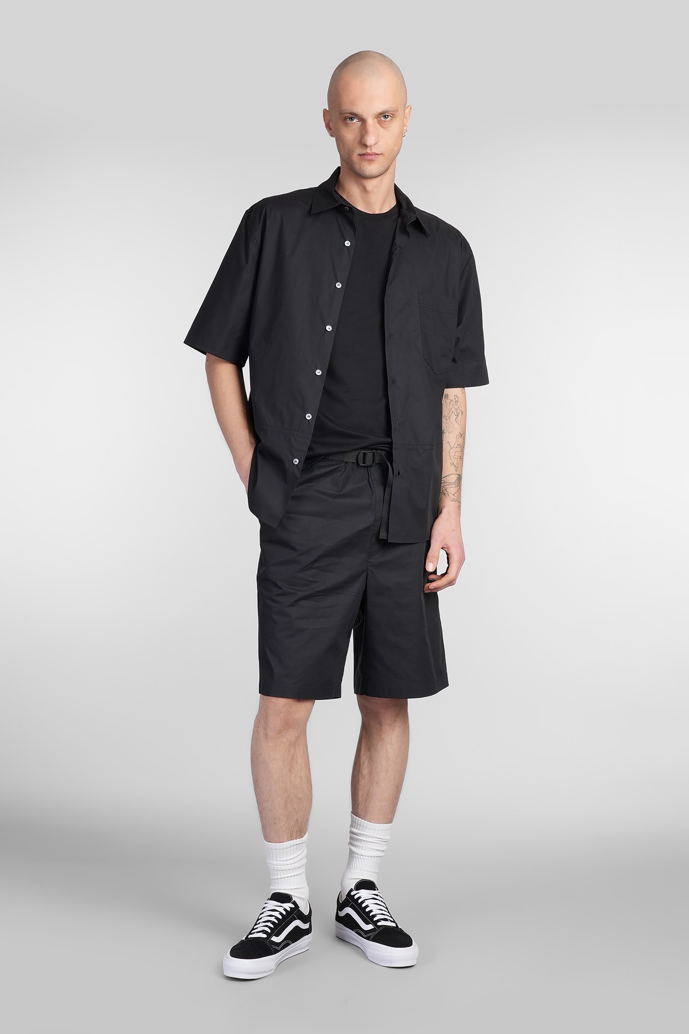 Roberto Collina Cotton Shirt In Black