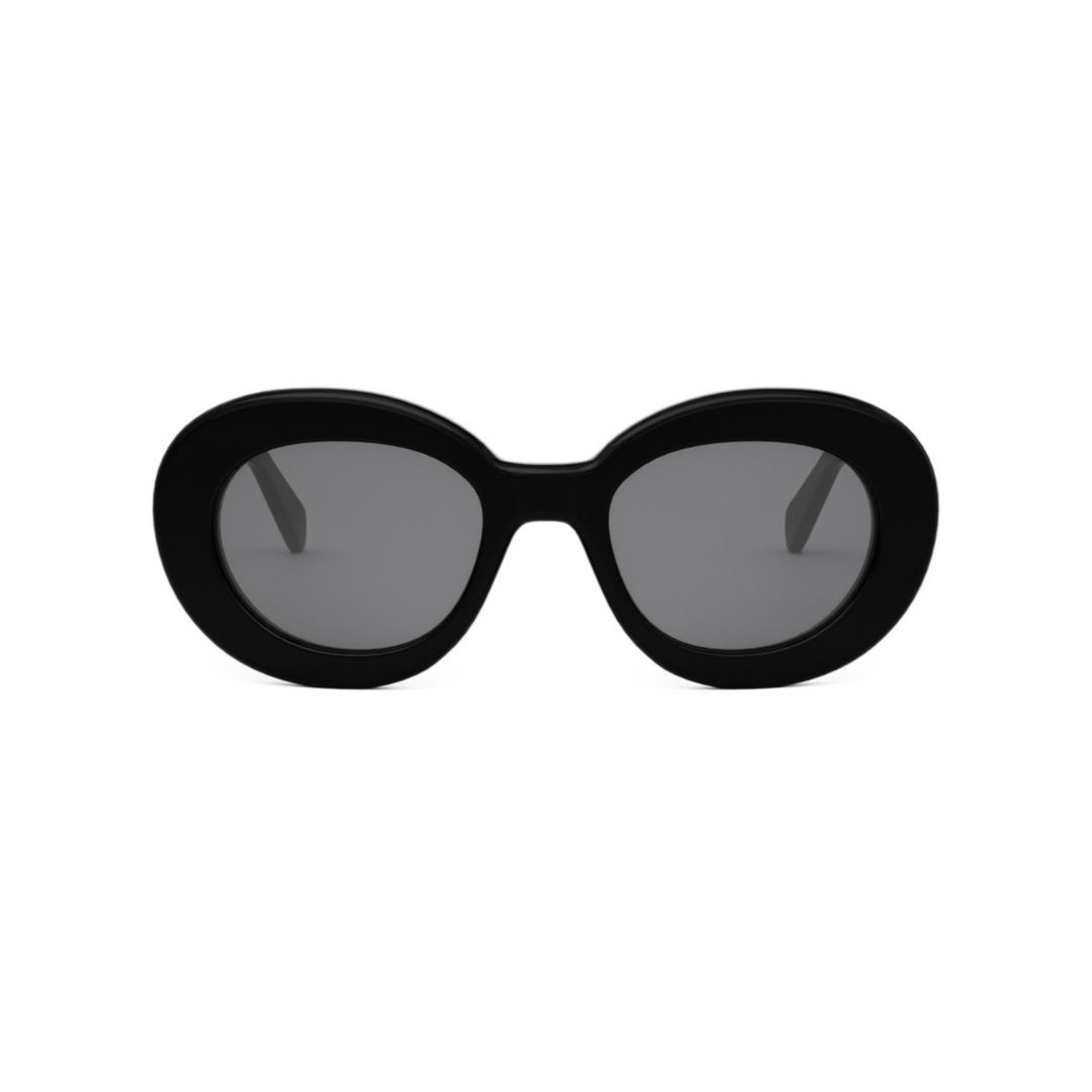 Celine Full Frame Sunglasses In 01a - Black