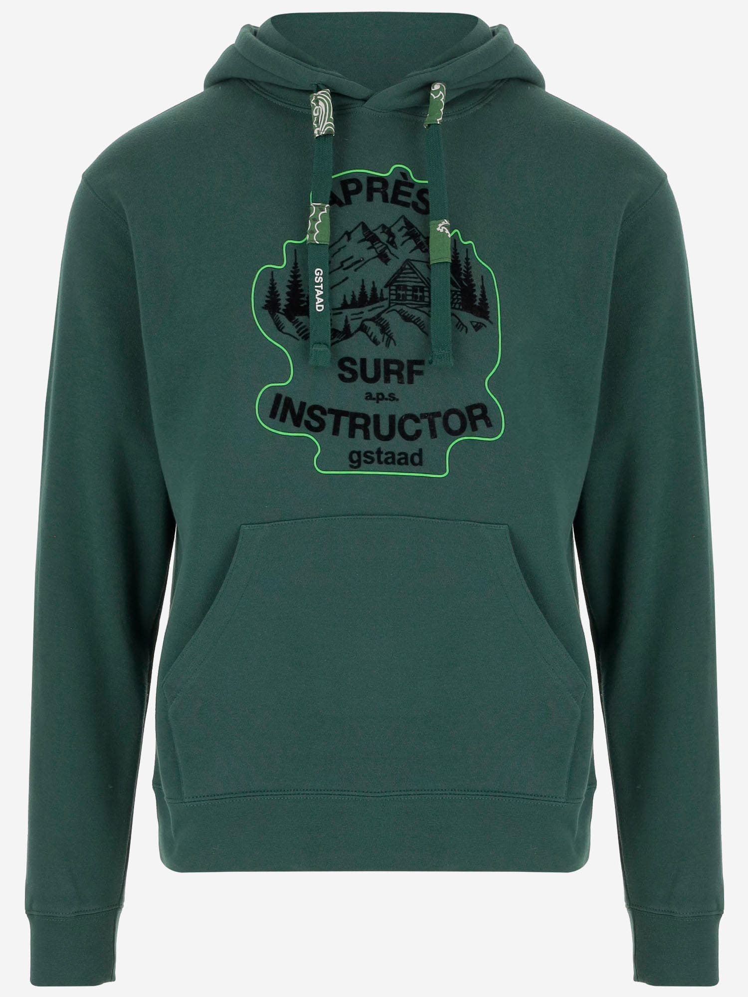 Après Surf Cotton Sweatshirt With Logo In Green