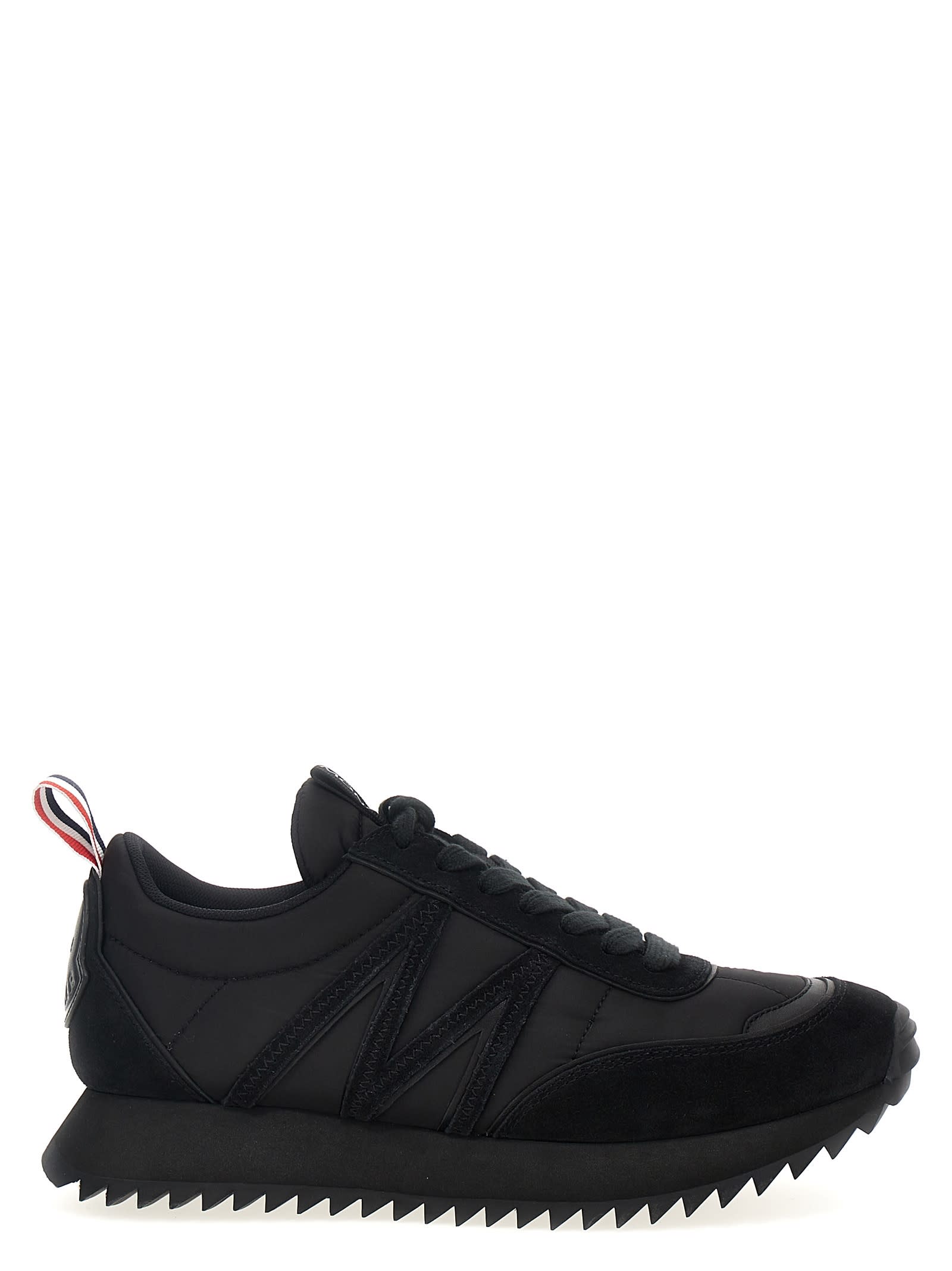 Shop Moncler Pacey Sneakers In Black