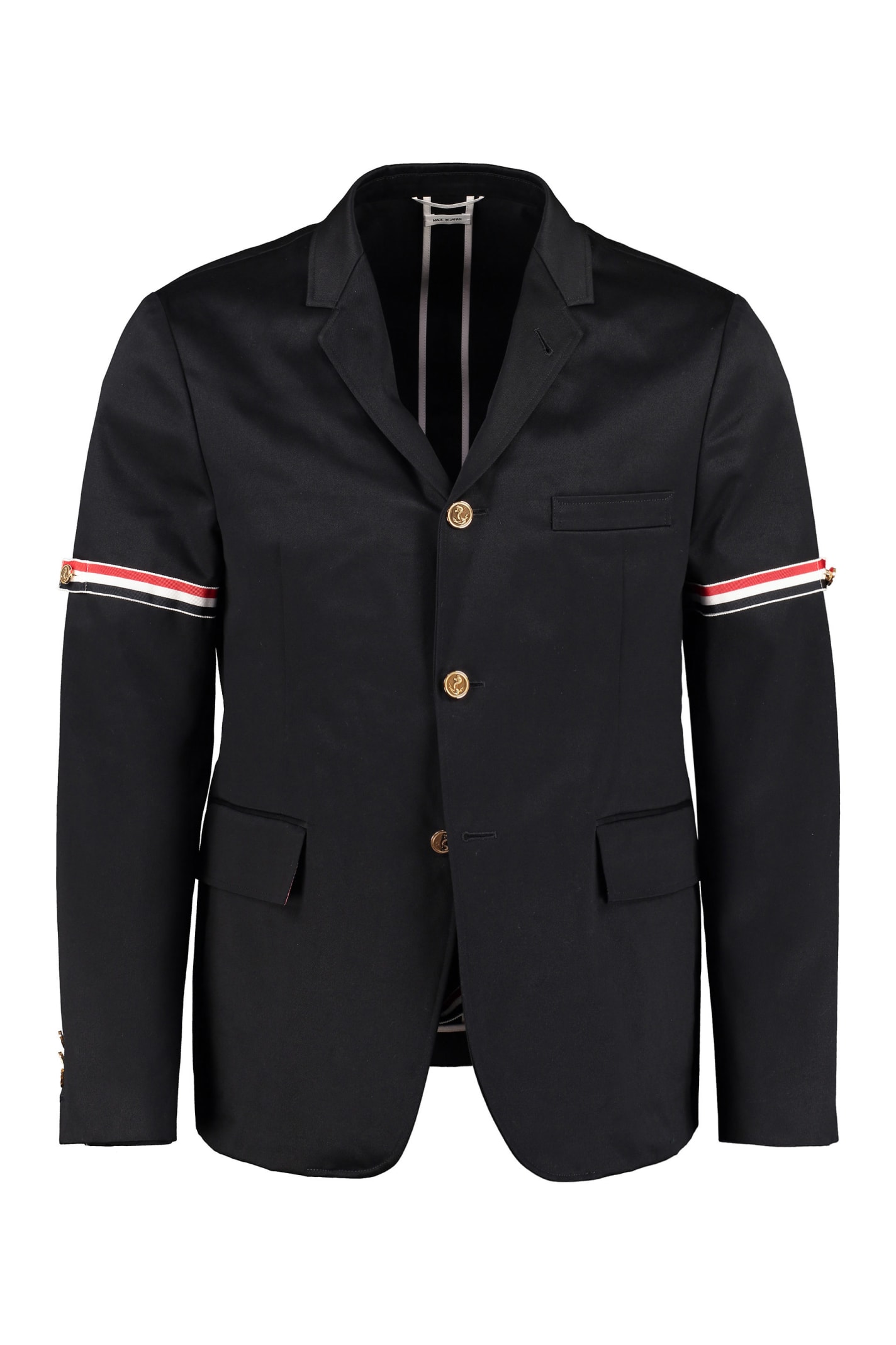 THOM BROWNE SINGLE-BREASTED TWO BUTTON JACKET