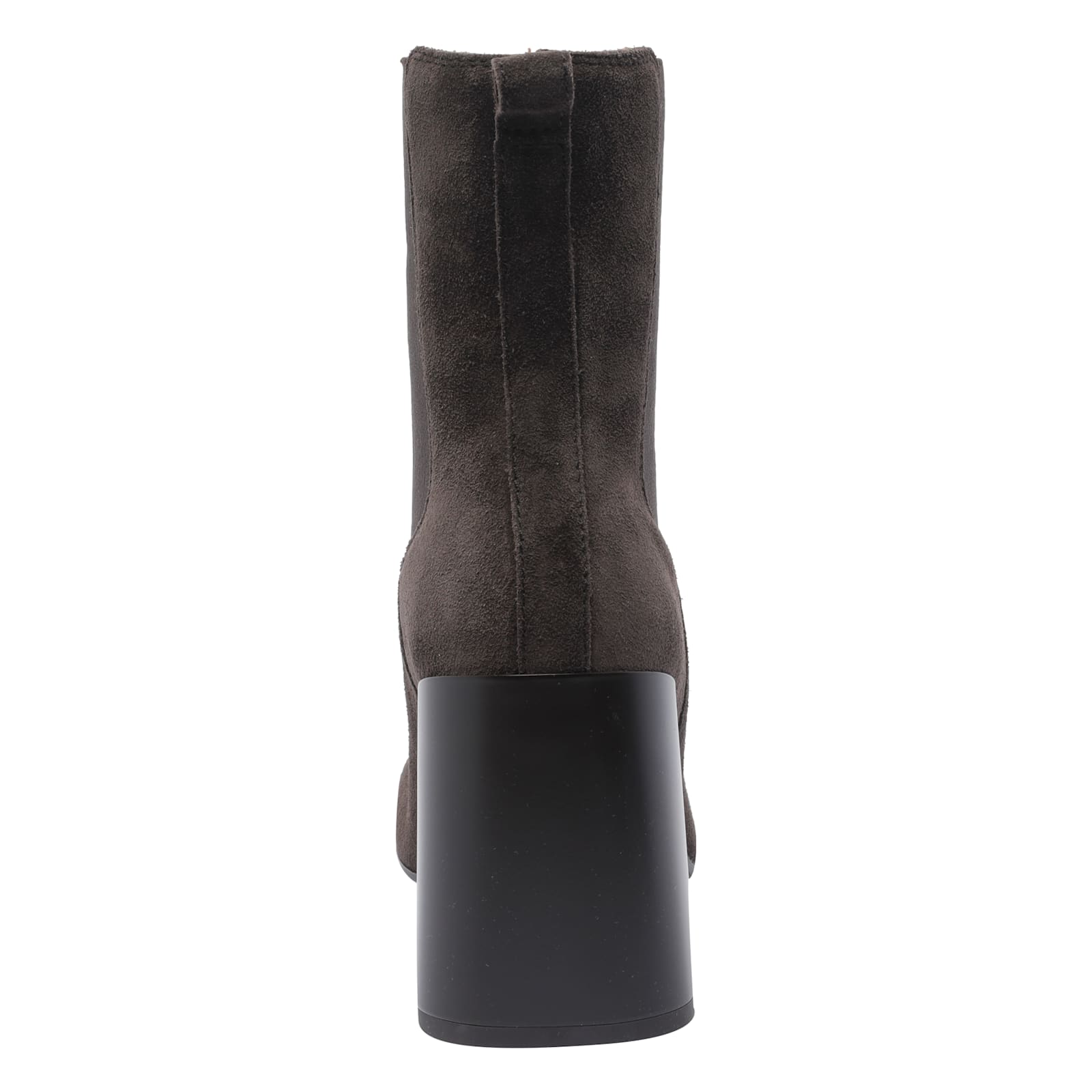 Hogan 90mm Elastic-panel Block-heel Boots In Brown